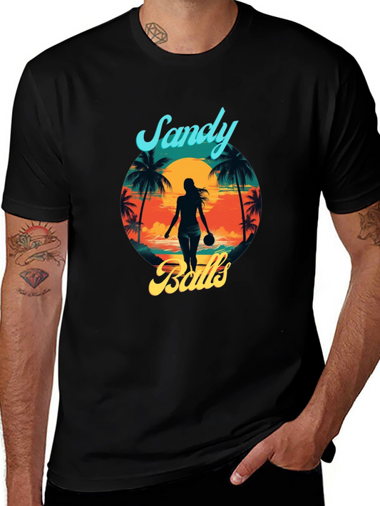 Sandy Balls T-Shirt | Beach Sun Tropical