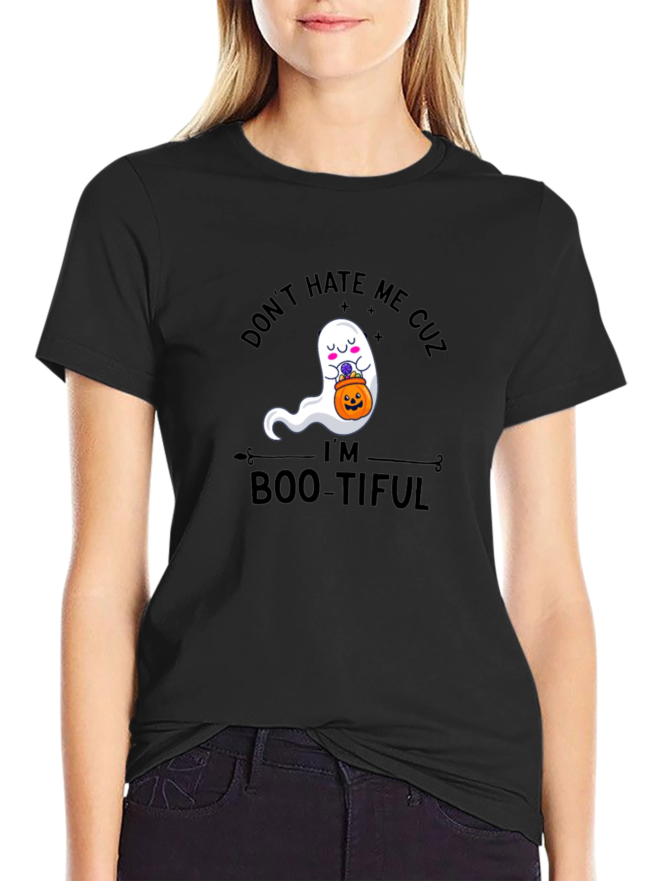 Boo-tiful Ghost Halloween T-Shirt