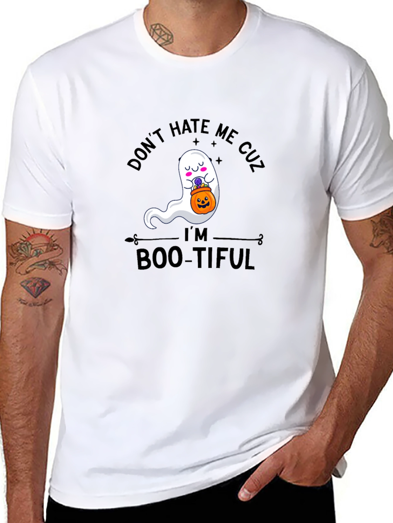 Boo-tiful Ghost Halloween T-Shirt