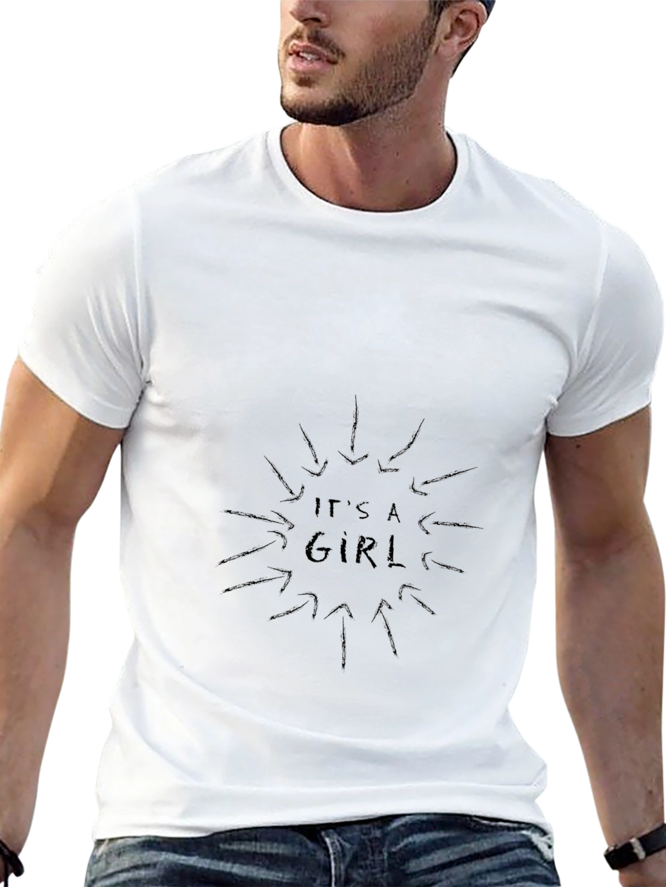 Its A Girl! Pregnancy Reveal T-Shirt