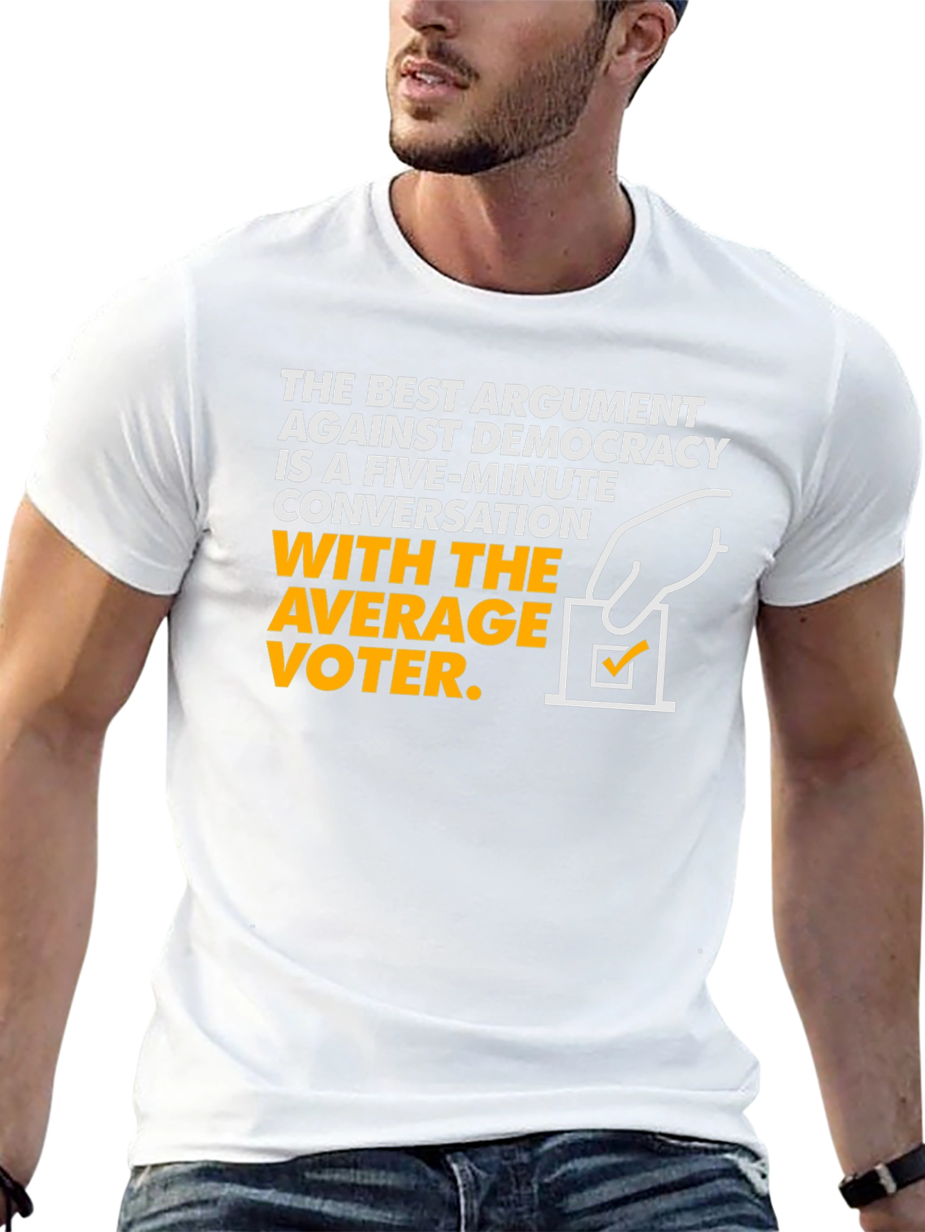 Democracy Argument Graphic Tee - Anti-Democrat T-Shirt