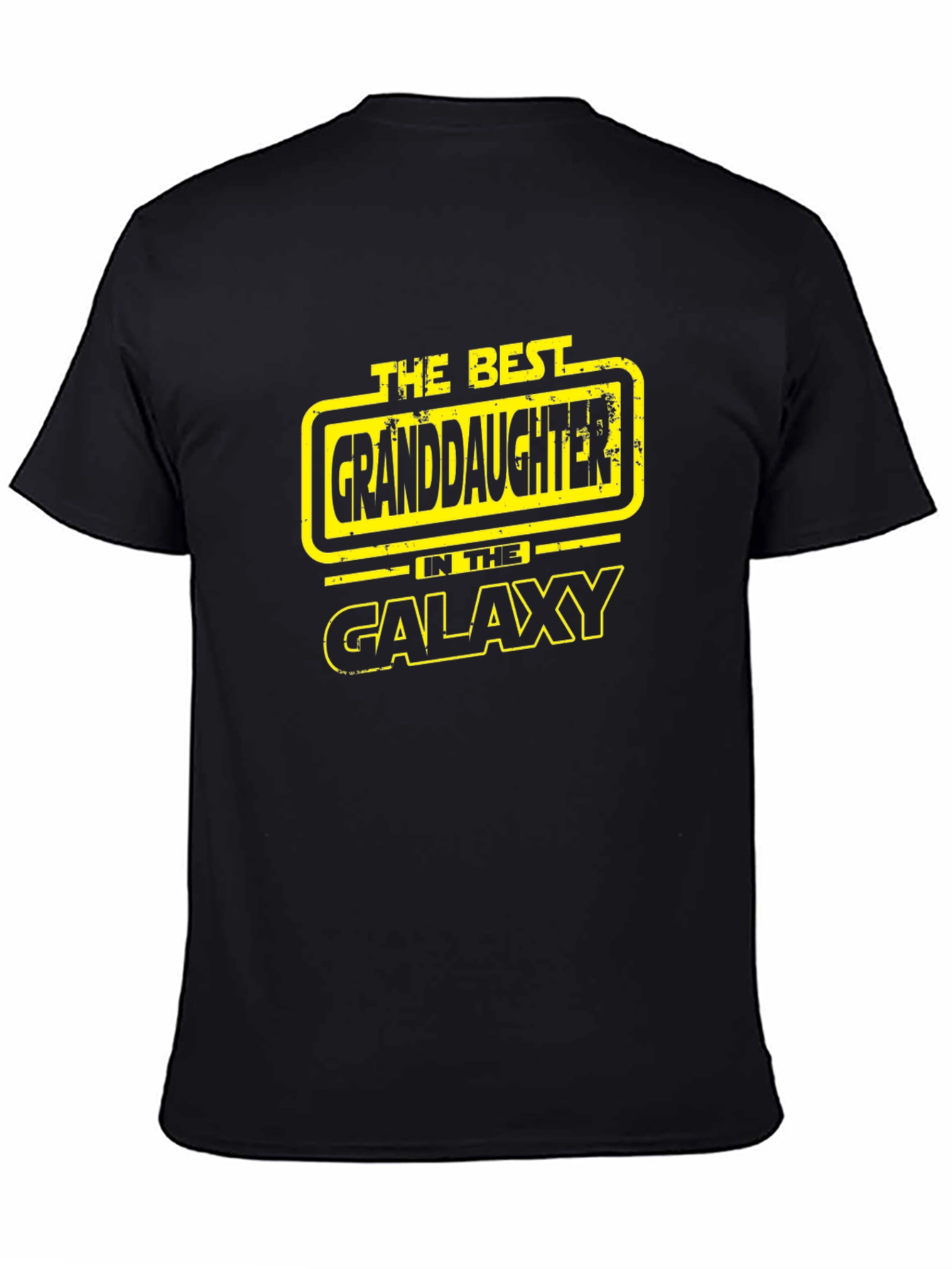 Best Granddaughter in the Galaxy Black T-Shirt
