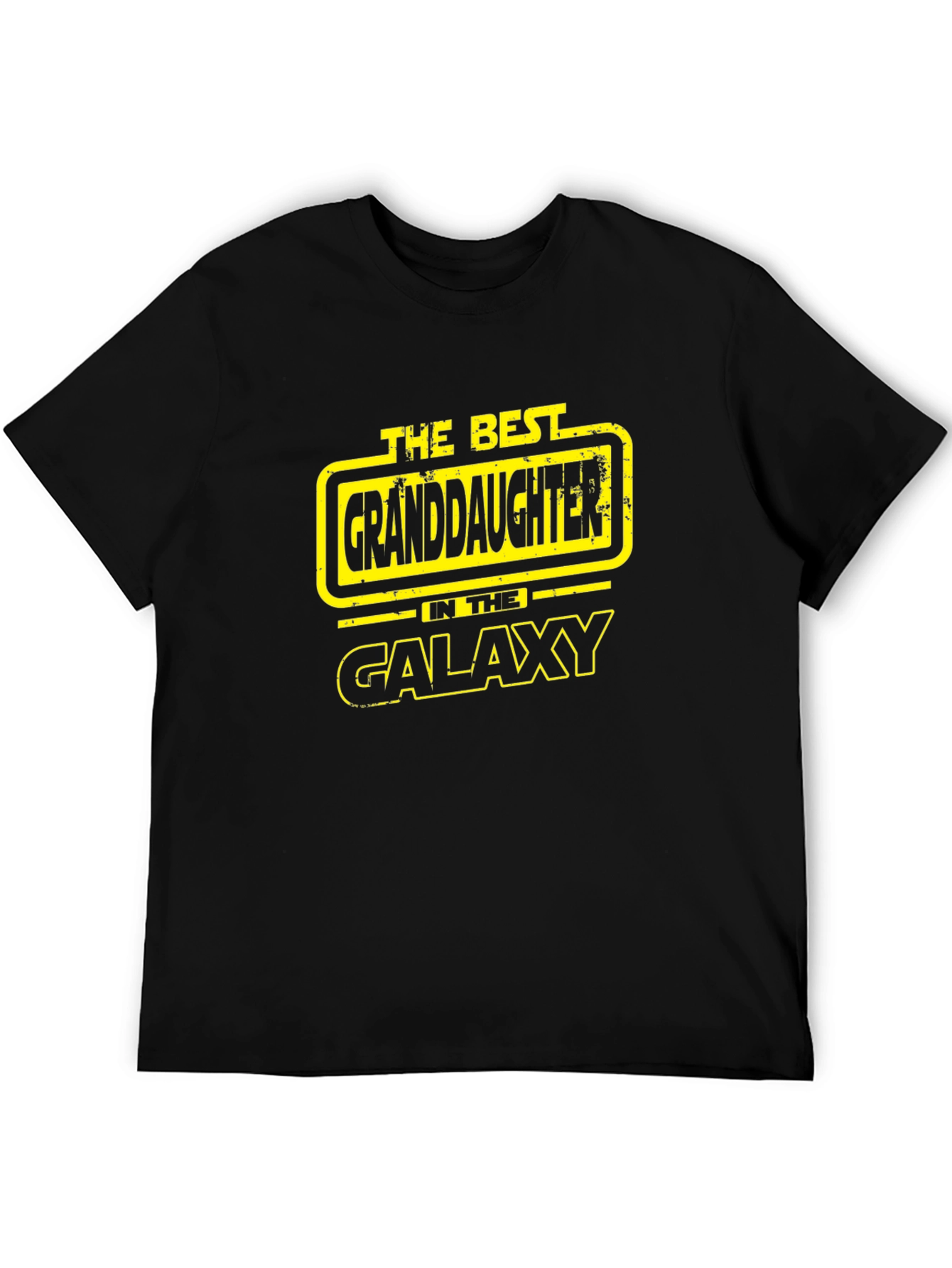 Best Granddaughter in the Galaxy Black T-Shirt