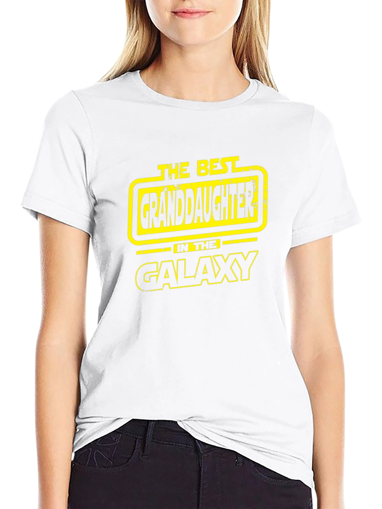 Best Granddaughter in the Galaxy Black T-Shirt