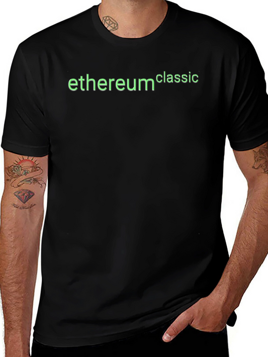 Ethereum Classic Black T-Shirt - Crypto Fashion