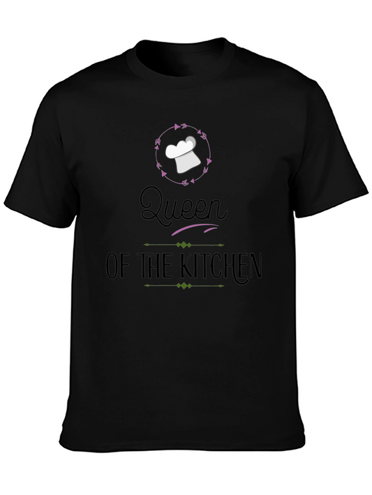 Queen of the Kitchen Black T-Shirt