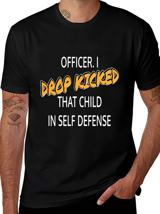 Funny Drop Kicked That Child Graphic Tee
