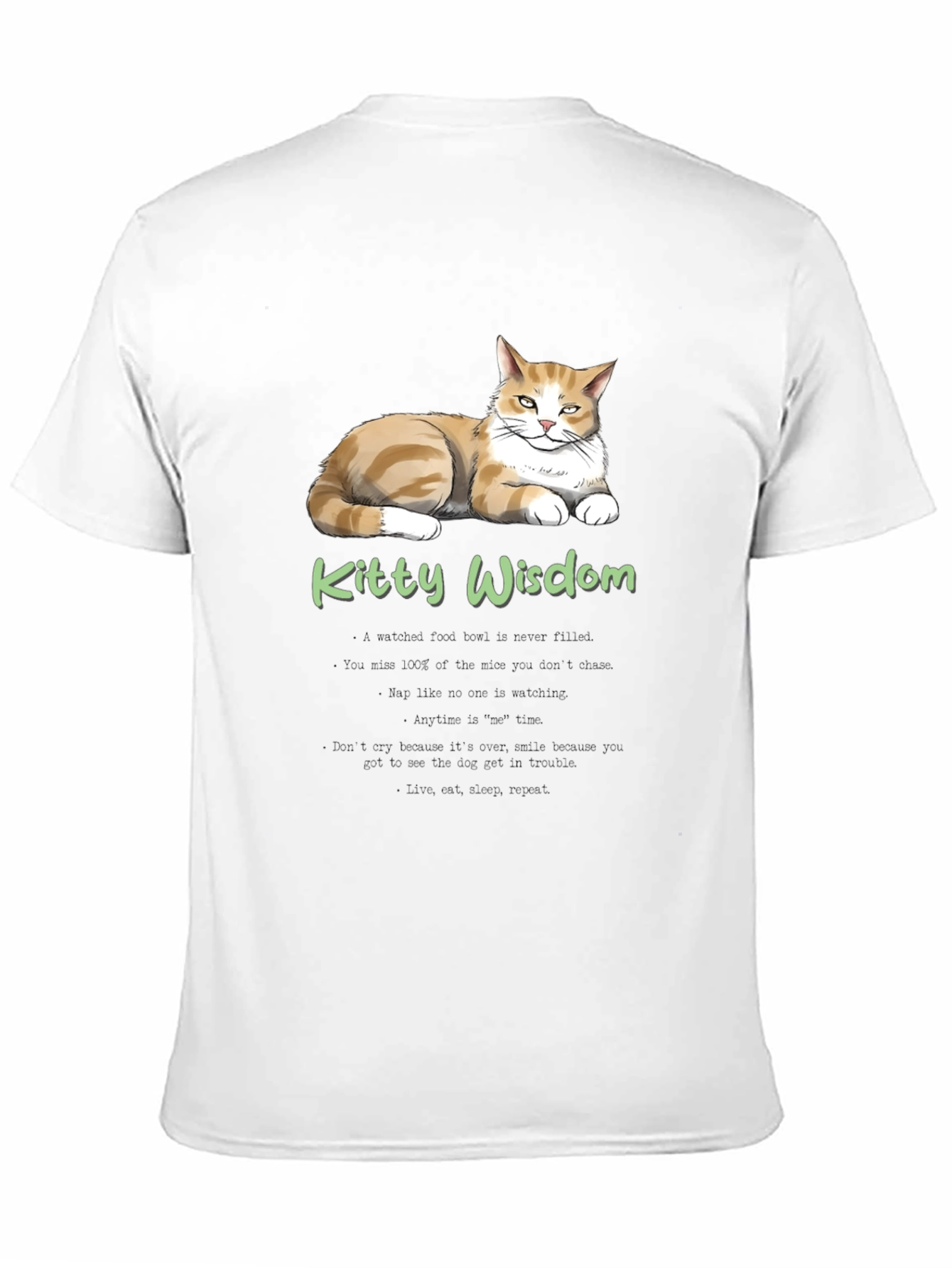Kitty Wisdom T-Shirt - Cat Lover Tee