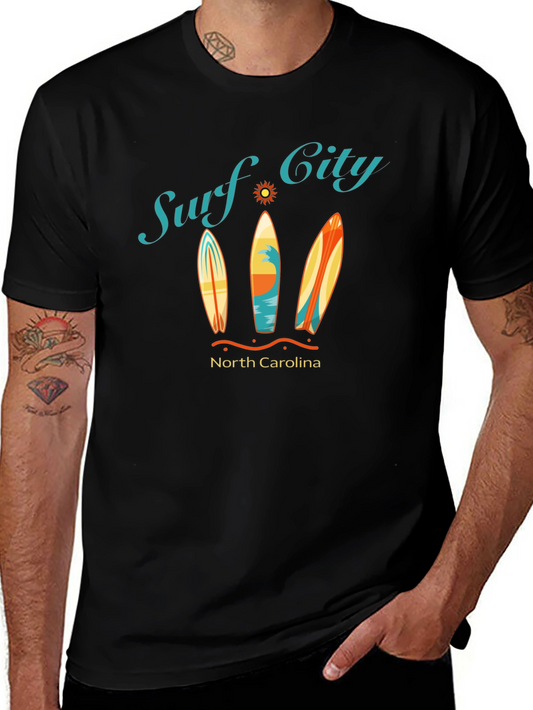 Surf City North Carolina Graphic T-Shirt