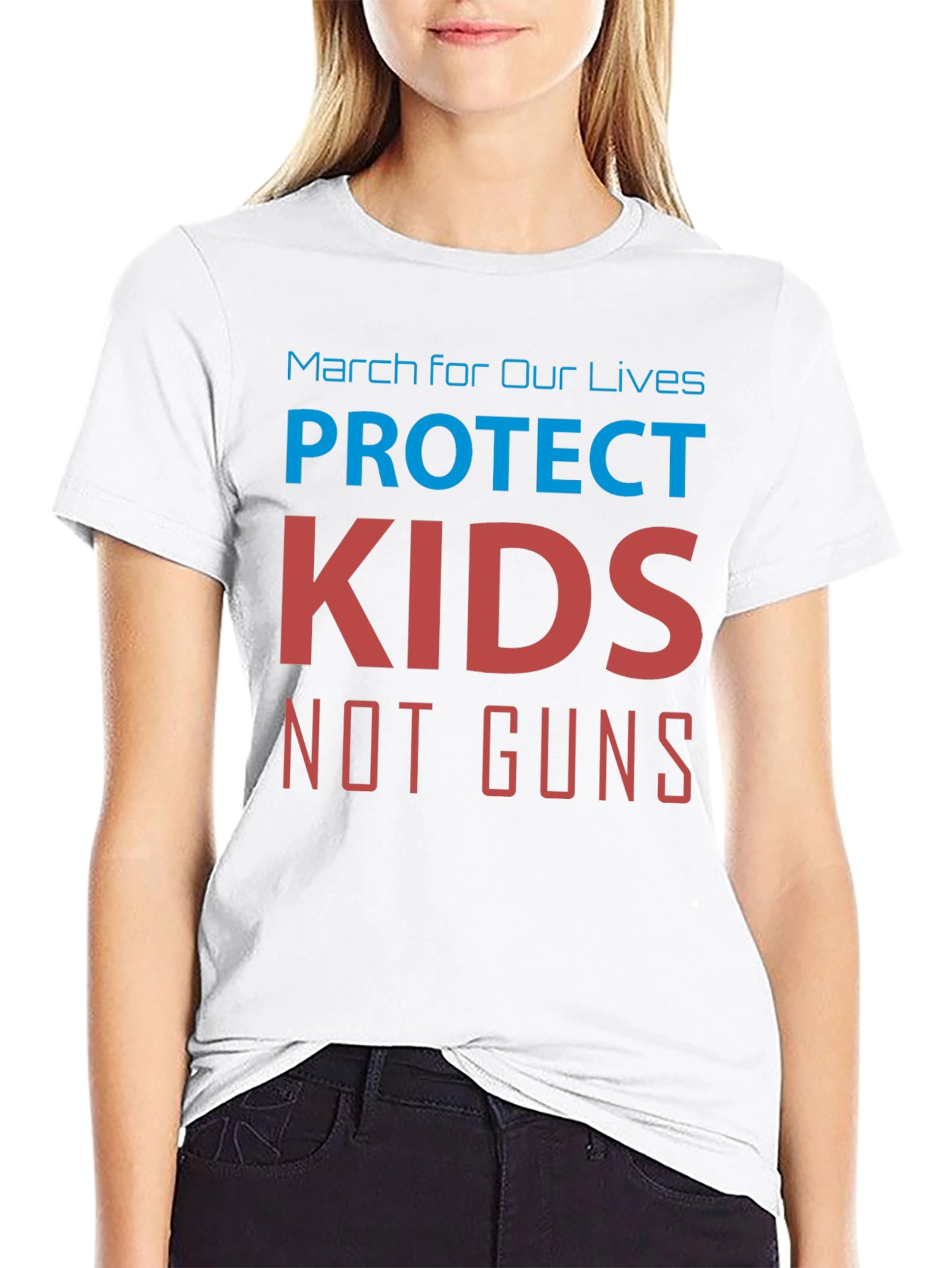 Protect Kids Not Guns Graphic T-Shirt