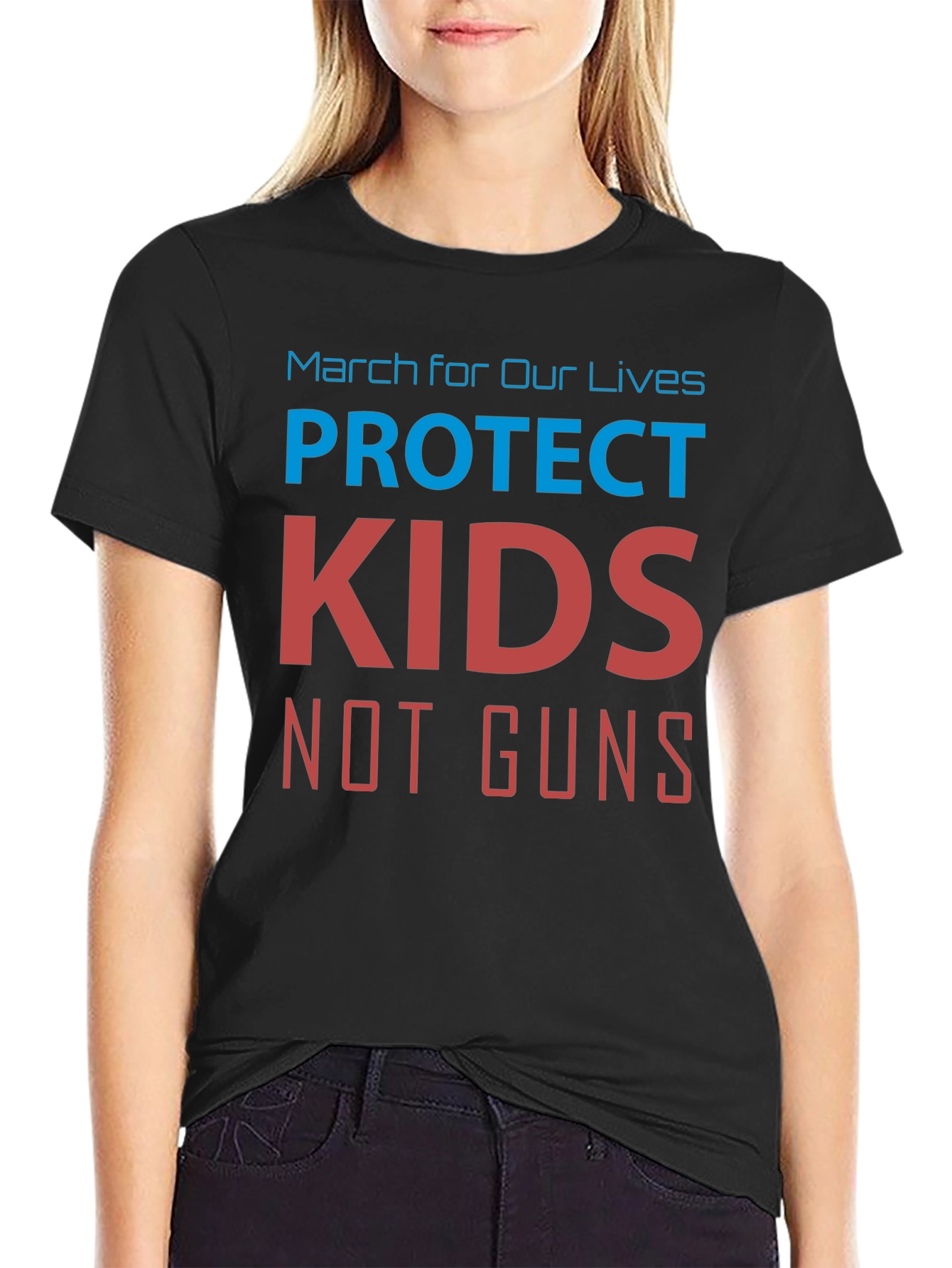 Protect Kids Not Guns Graphic T-Shirt