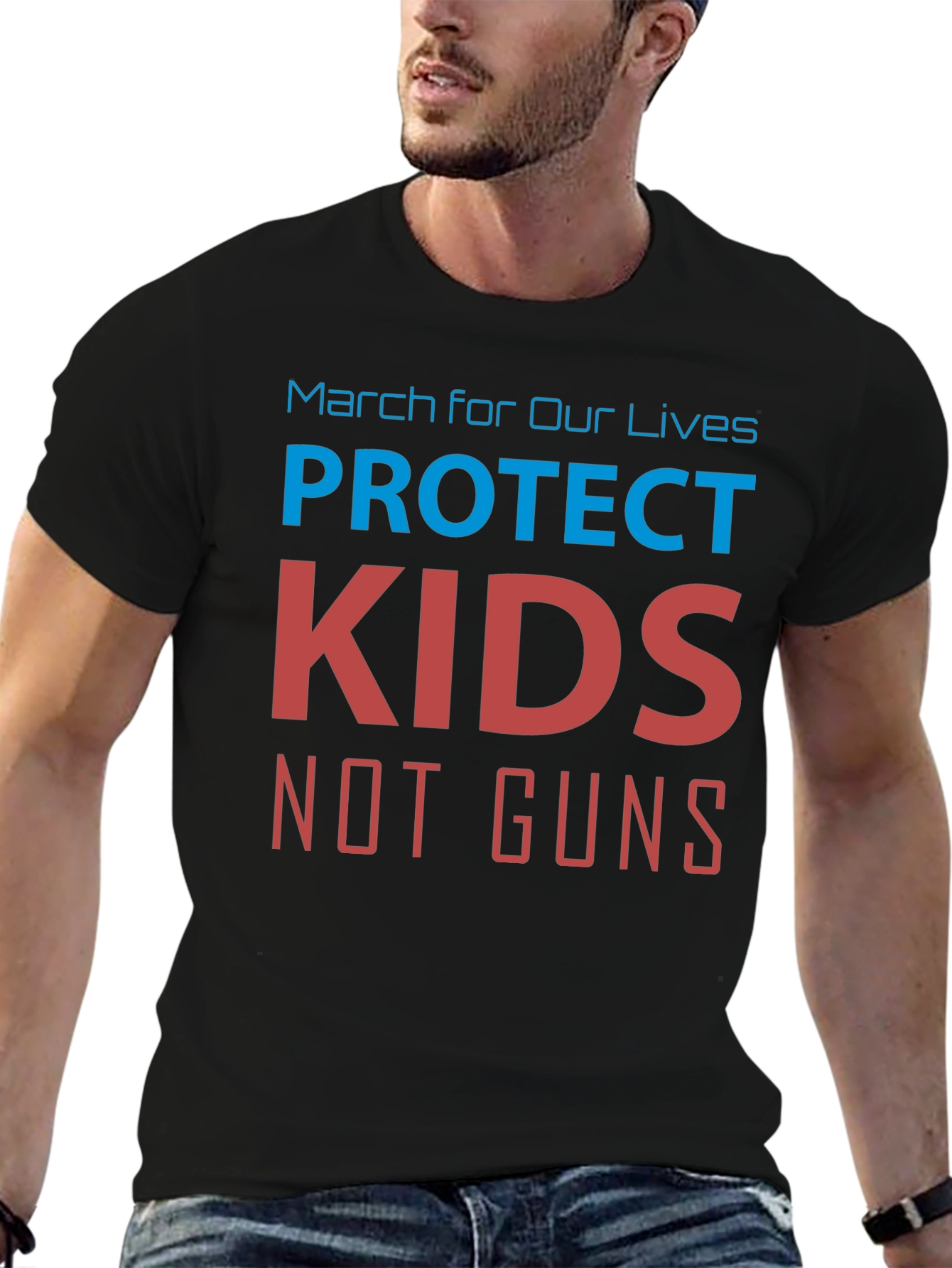 Protect Kids Not Guns Graphic T-Shirt