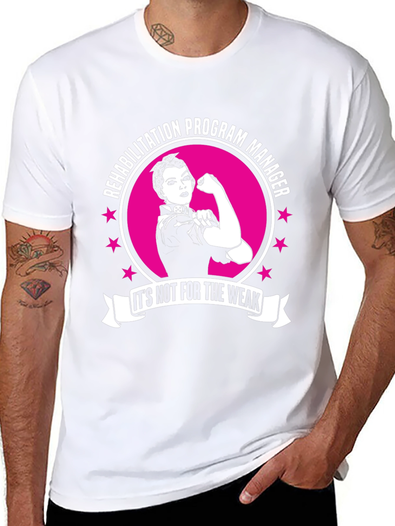 Rehabilitation Program Manager Rosie the Riveter T-Shirt