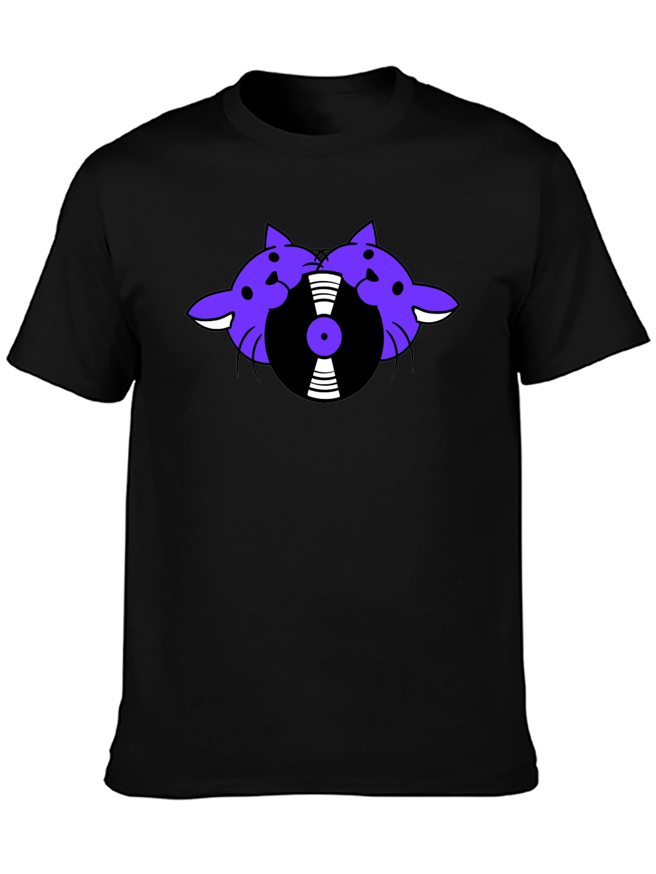 Retro Cats DJ T-Shirt
