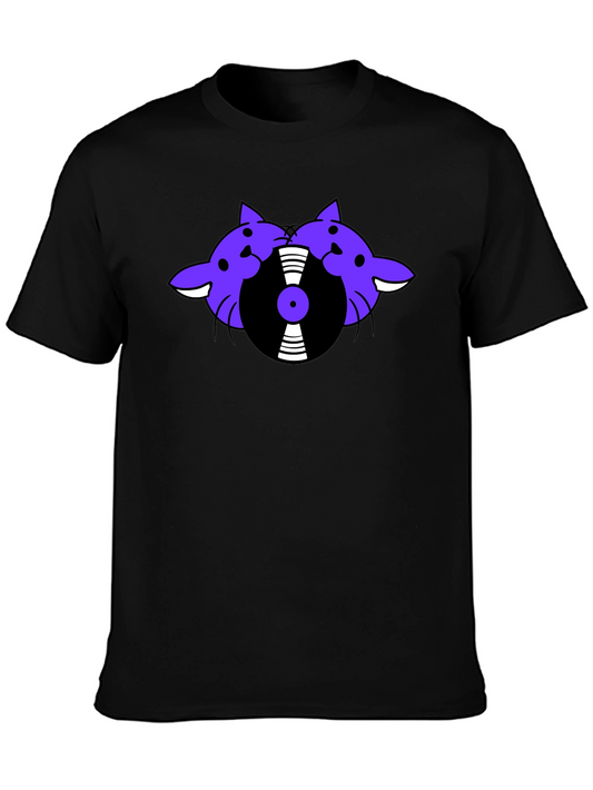 Retro Cats DJ T-Shirt