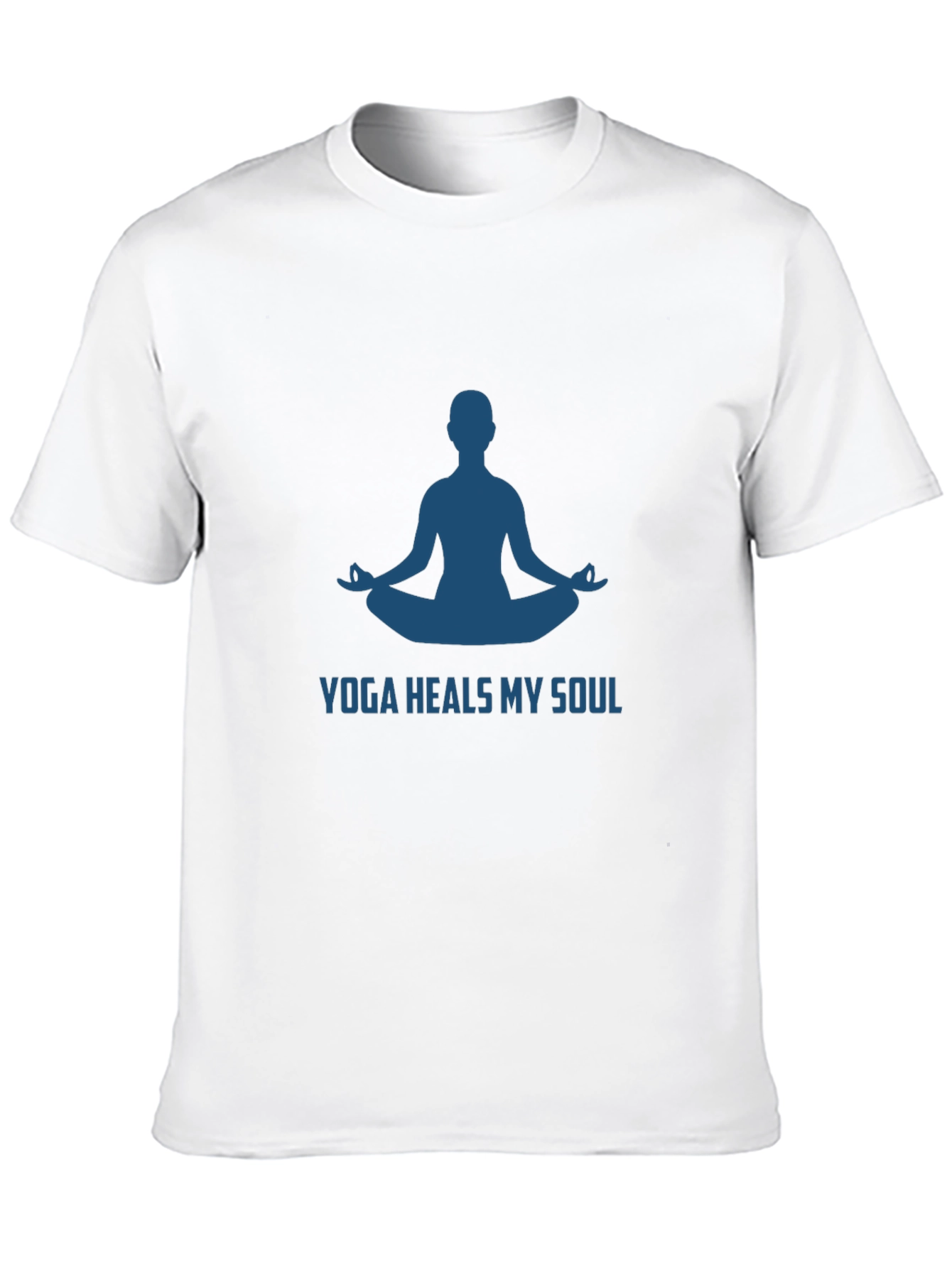 Yoga Heals My Soul Black T-Shirt