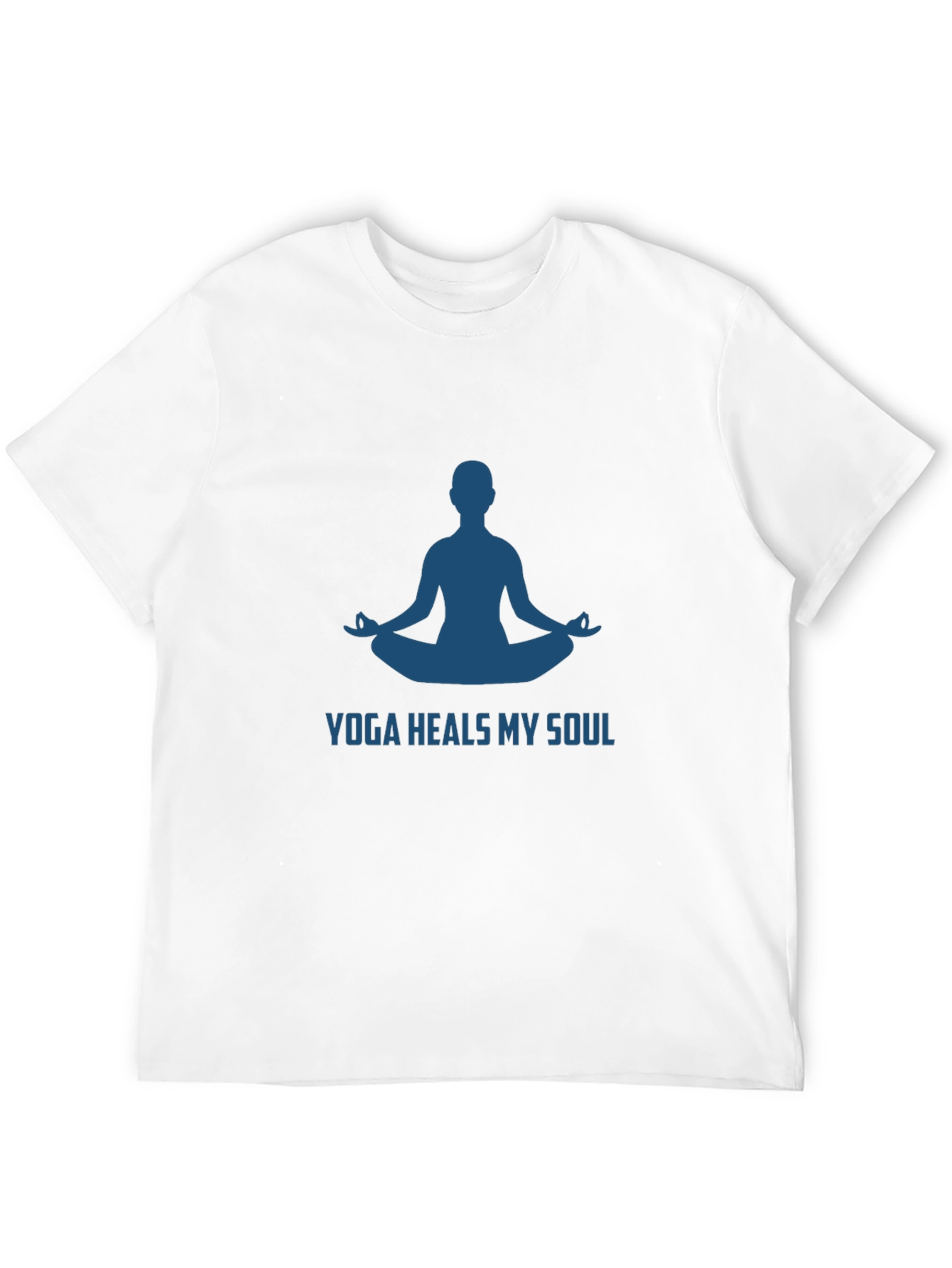 Yoga Heals My Soul Black T-Shirt