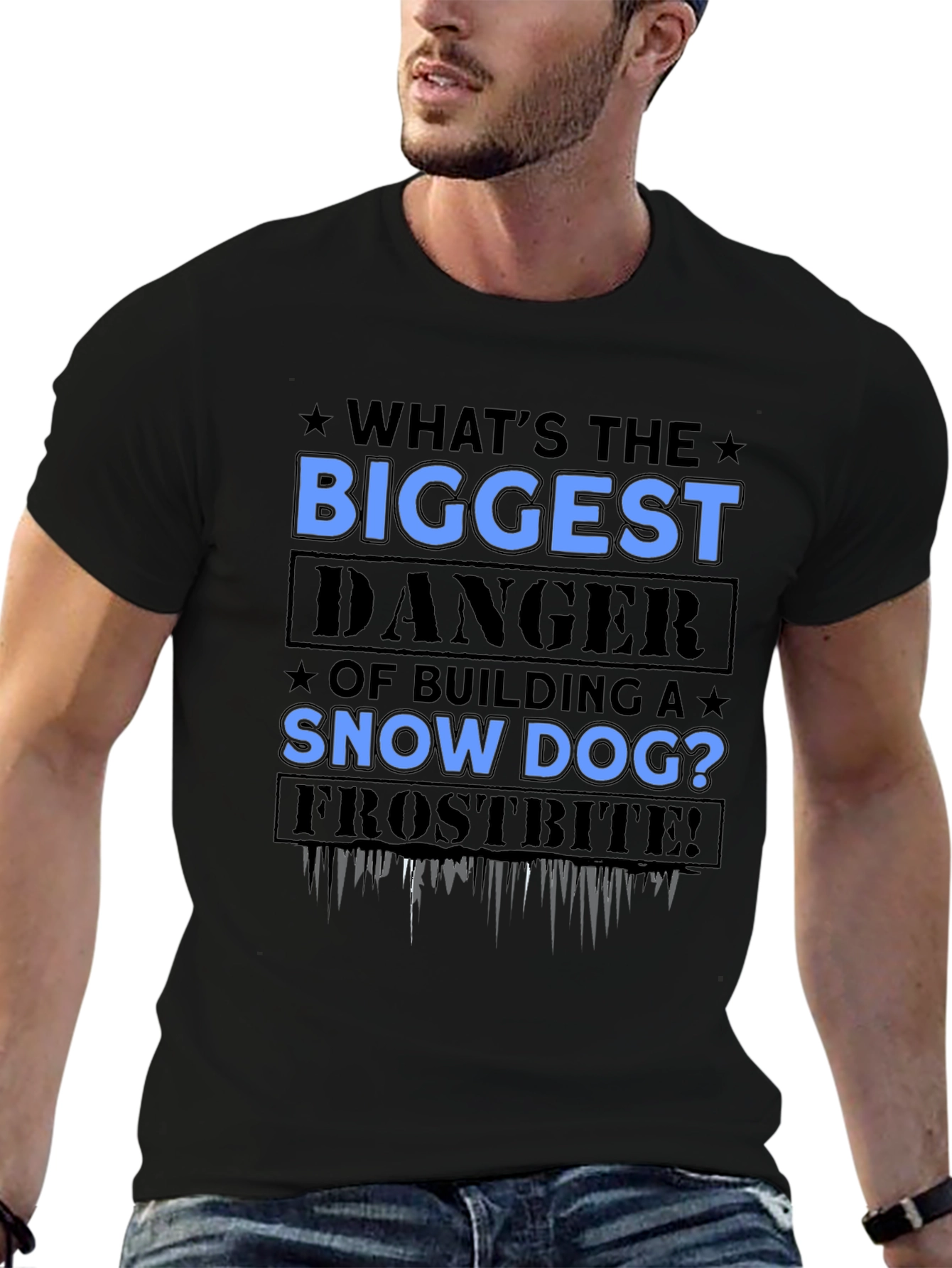 Snow Dog Danger T-Shirt