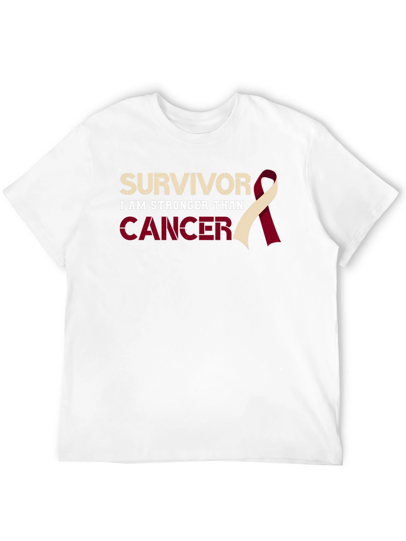 Survivor Stronger Than Cancer Awareness T-Shirt