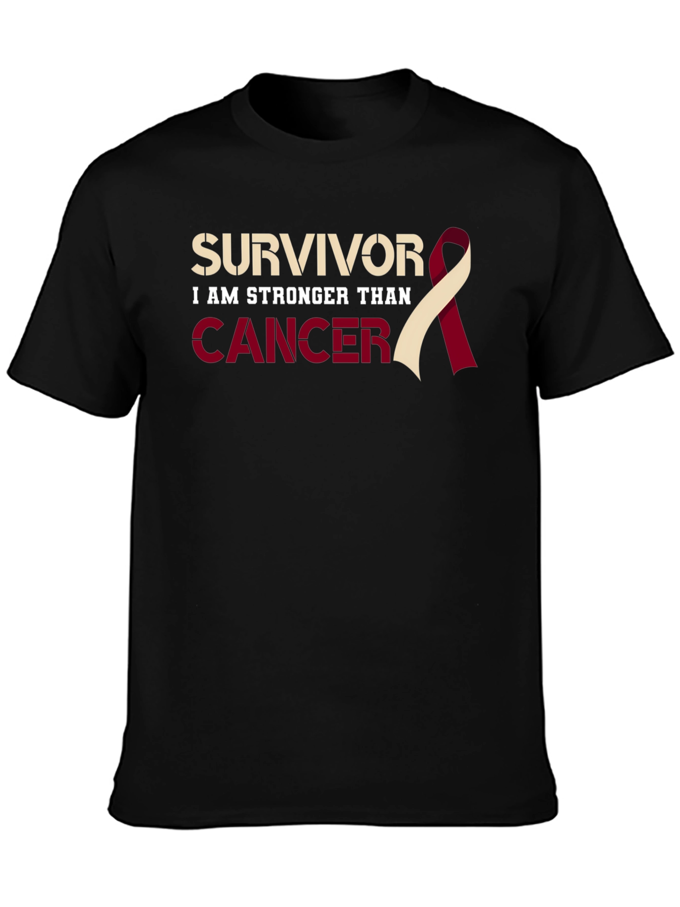 Survivor Stronger Than Cancer Awareness T-Shirt