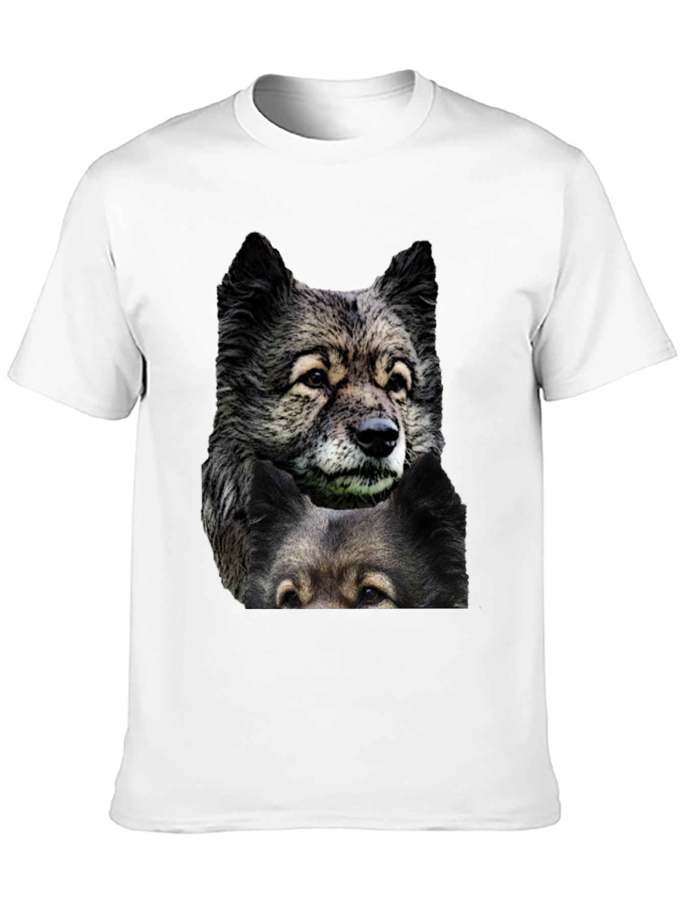Dog Graphic Print T-Shirt | Mens Black Tee