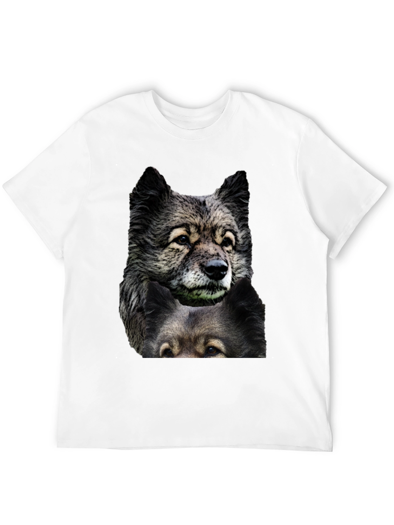 Dog Graphic Print T-Shirt | Mens Black Tee
