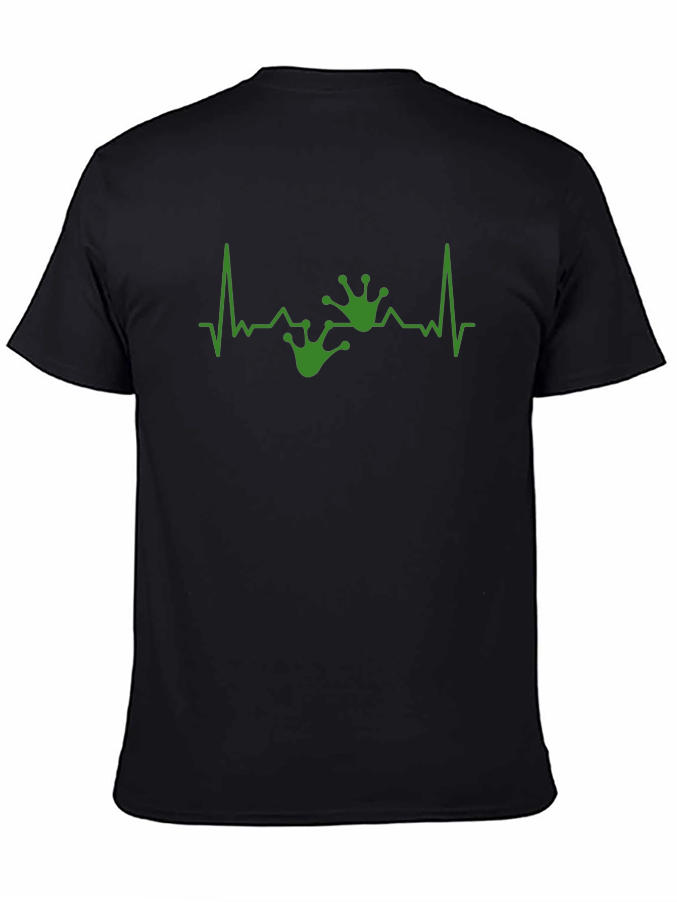 Frog Heartbeat T-Shirt - Green Graphic Tee