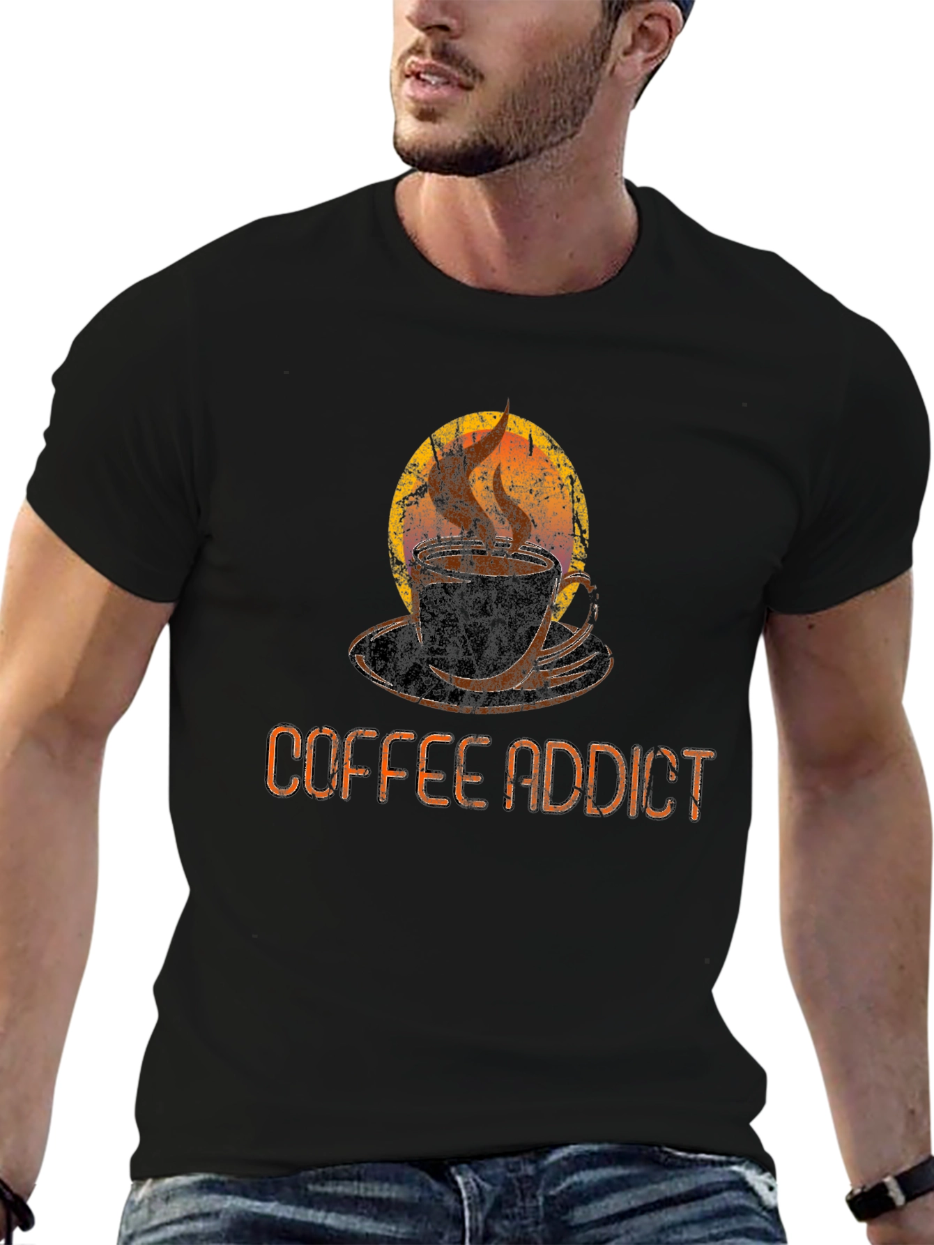 Coffee Addict Graphic T-Shirt