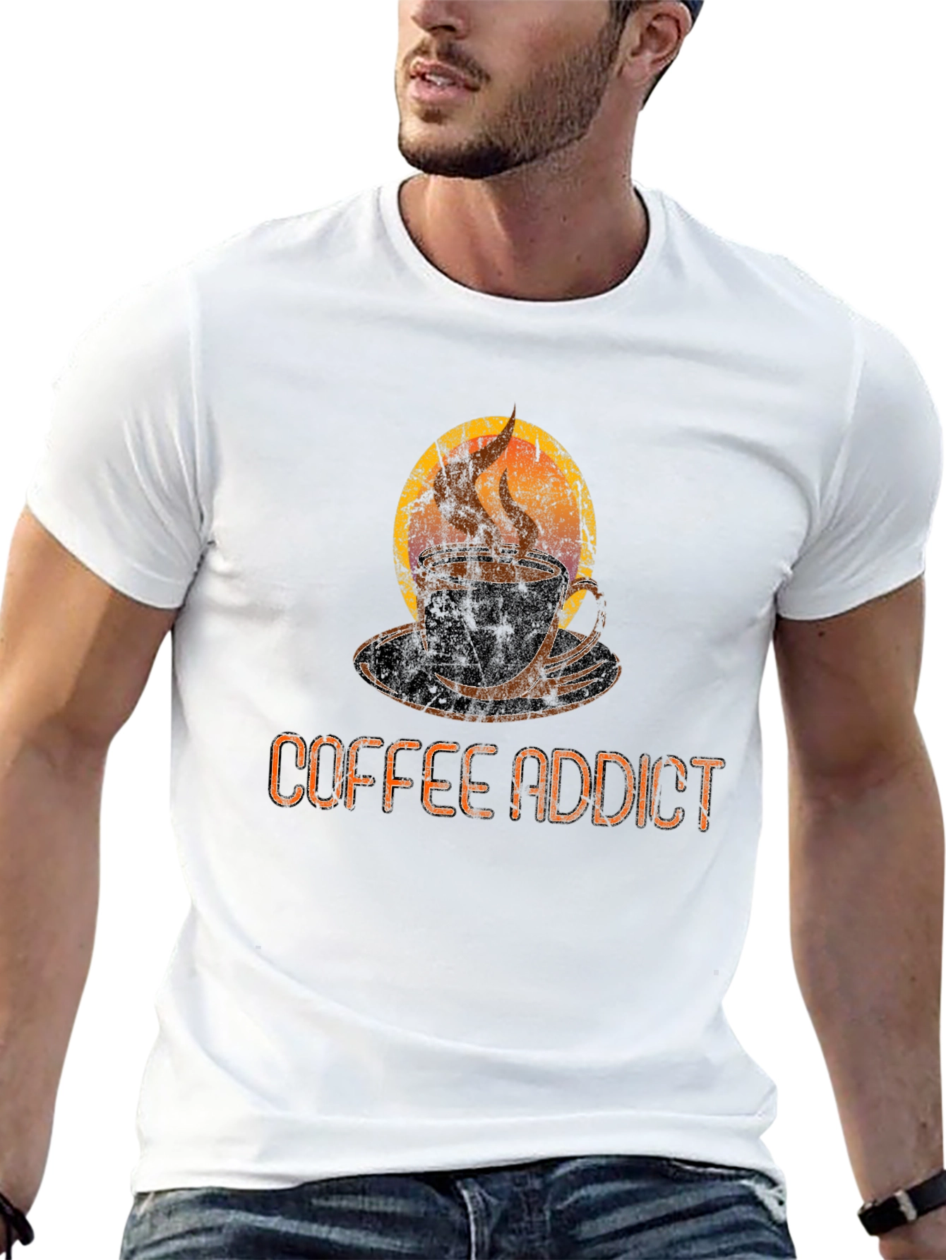 Coffee Addict Graphic T-Shirt