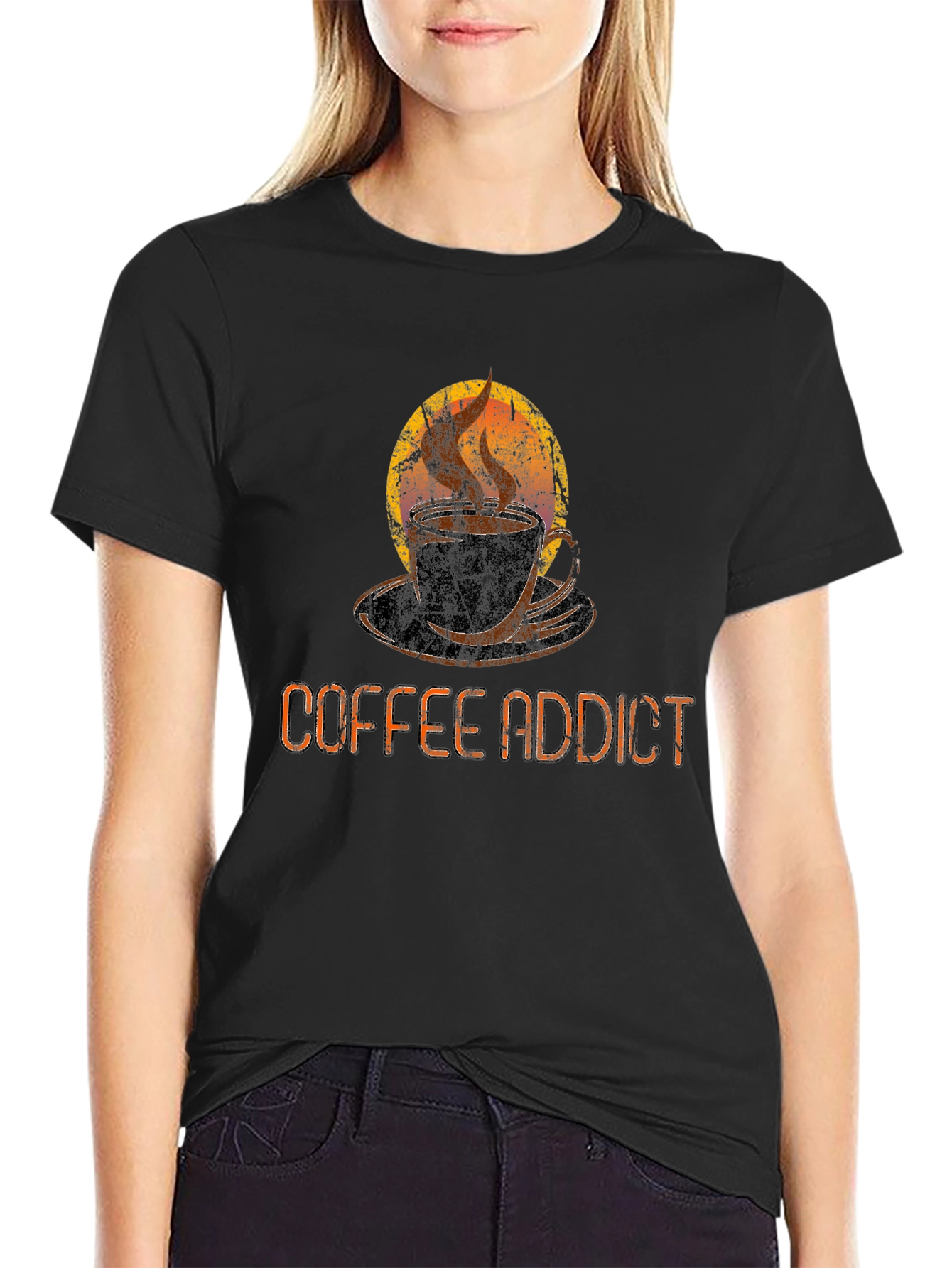 Coffee Addict Graphic T-Shirt