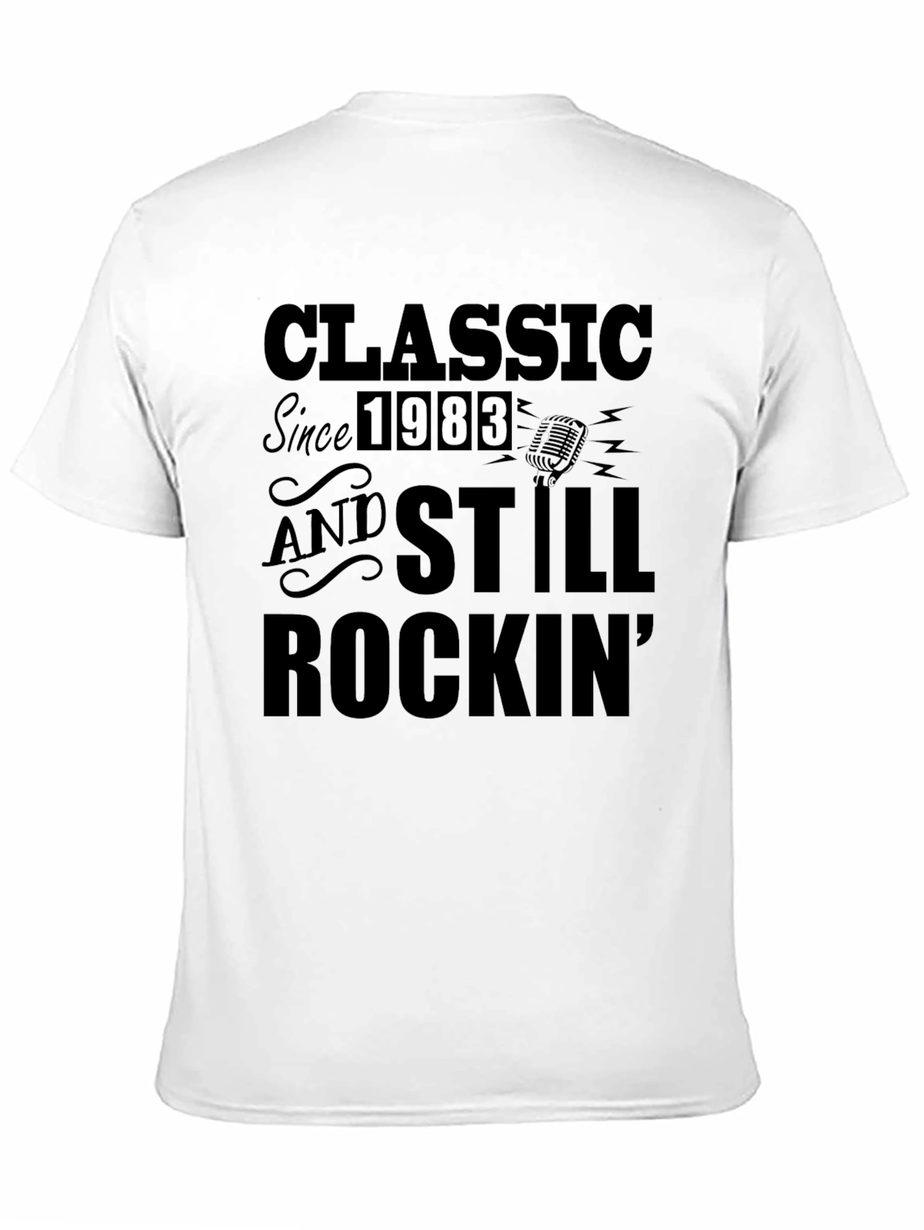 Classic Since 1983 Rockin Graphic T-Shirt