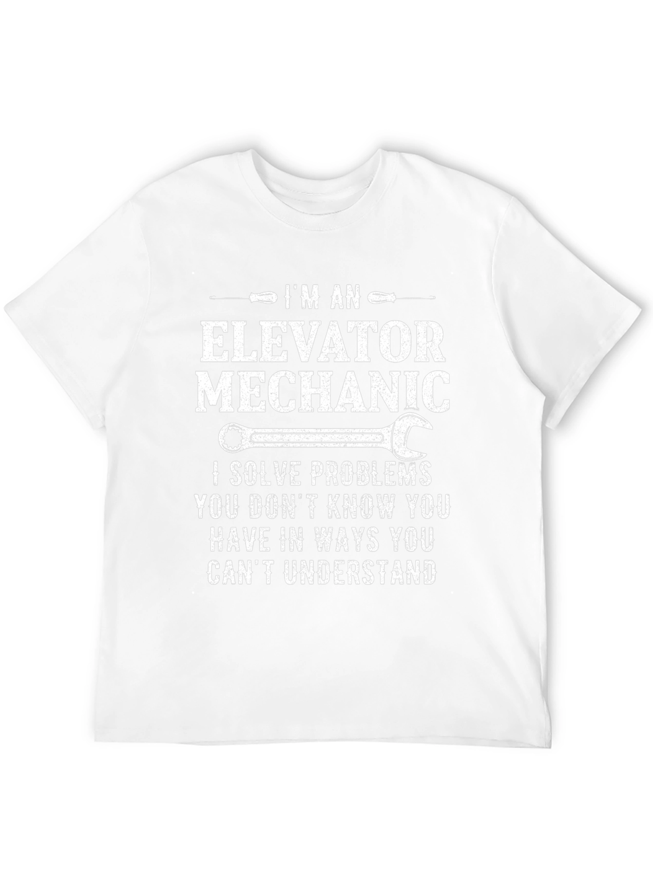 Elevator Mechanic T-Shirt: Problem Solver