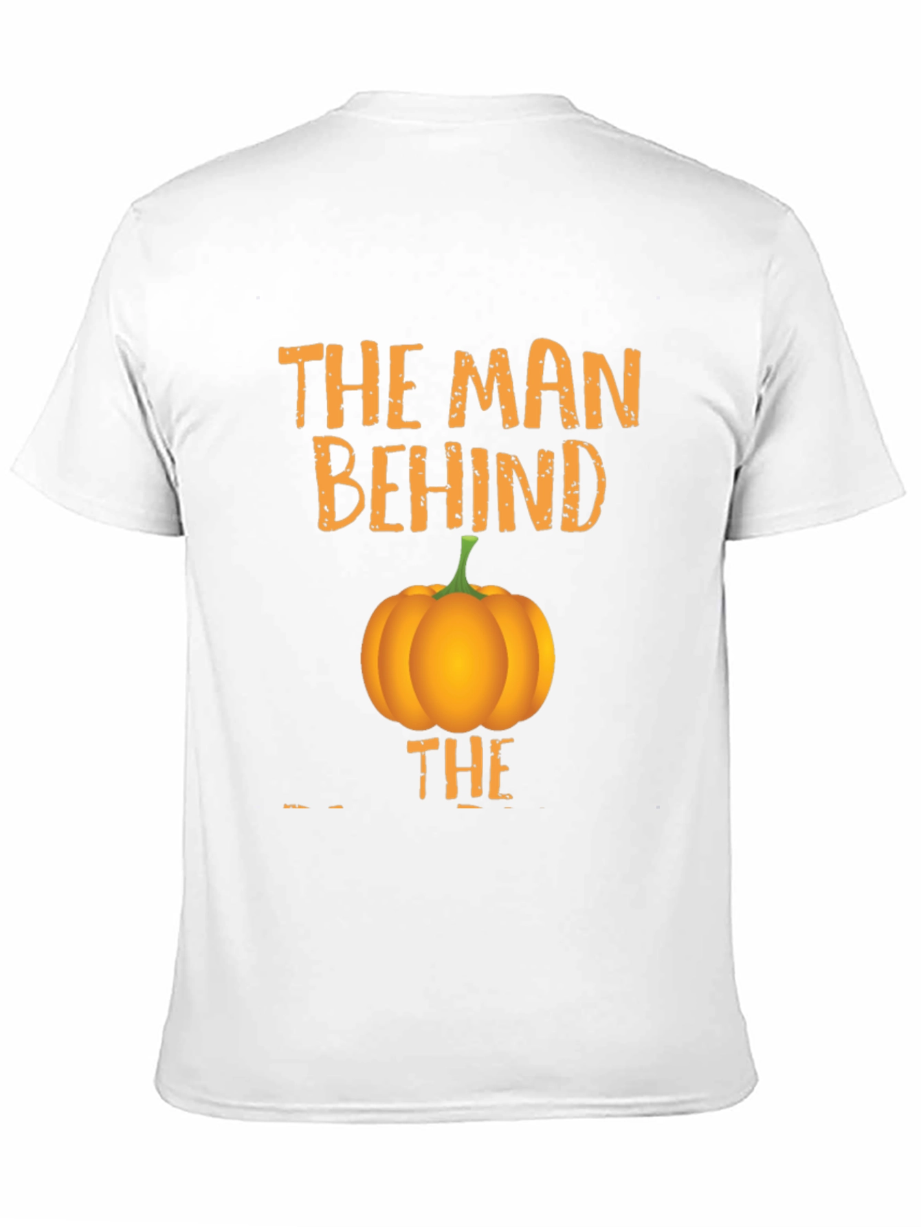 Man Behind the Pumpkin Halloween T-Shirt