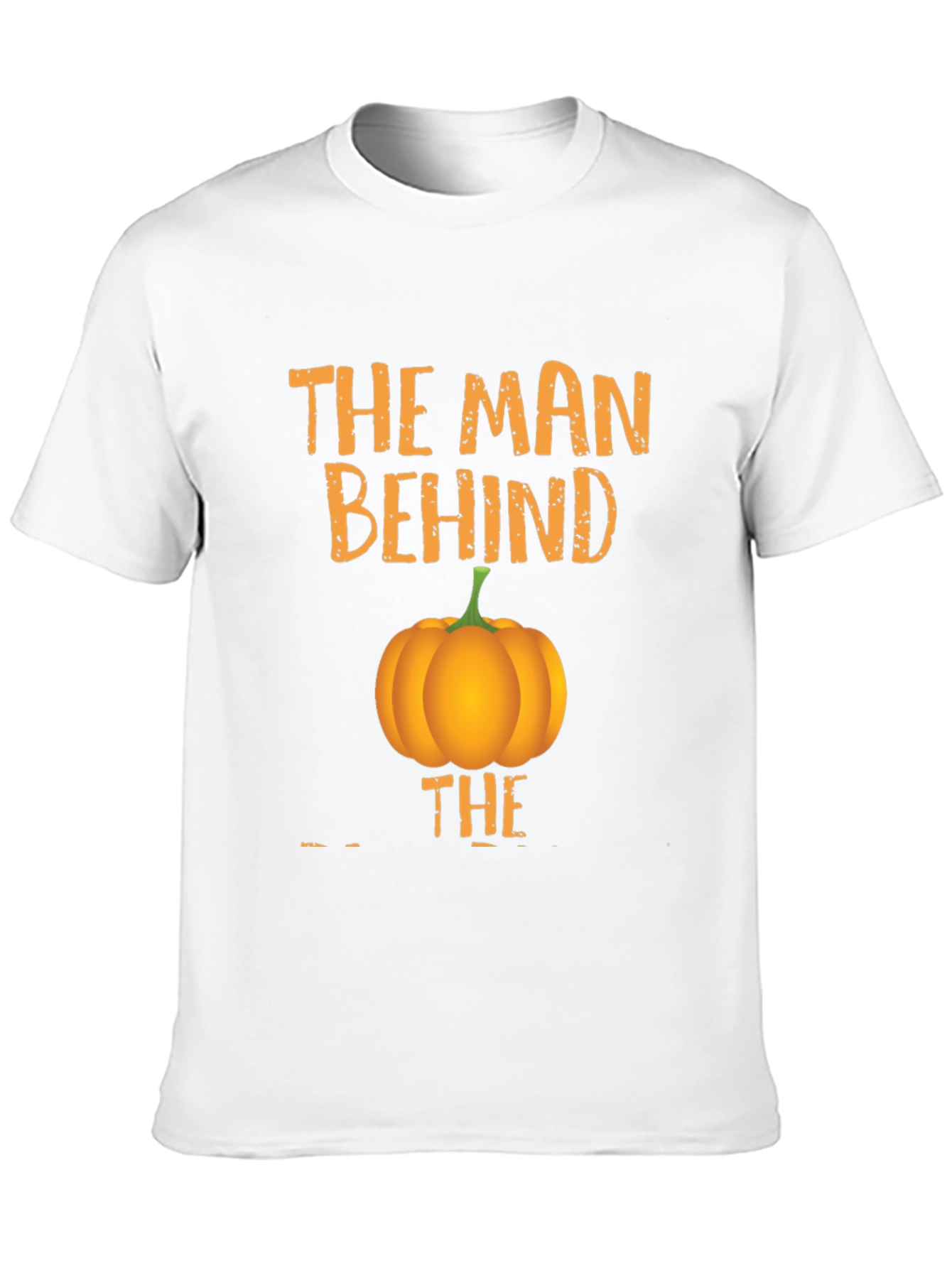 Man Behind the Pumpkin Halloween T-Shirt