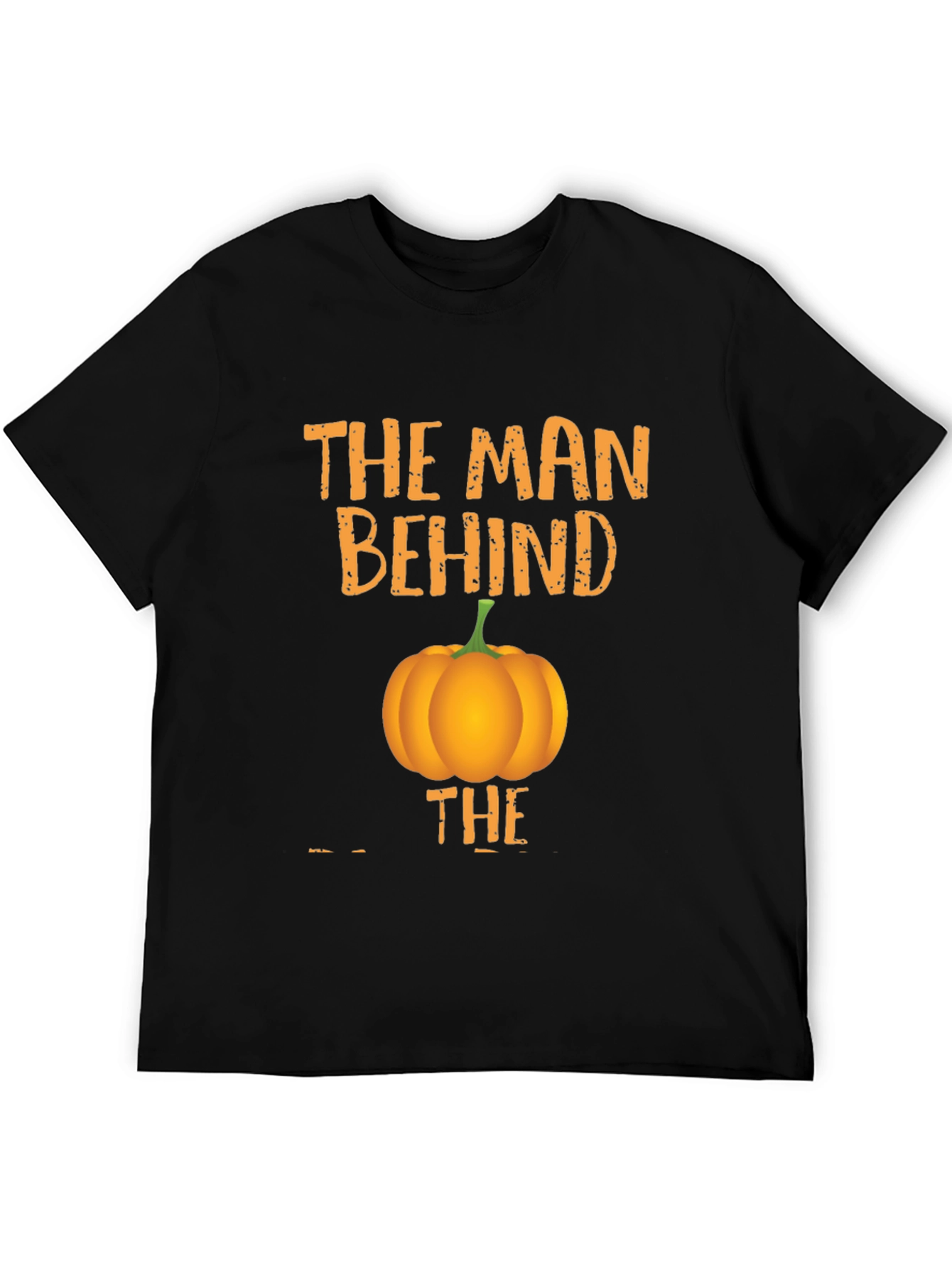 Man Behind the Pumpkin Halloween T-Shirt