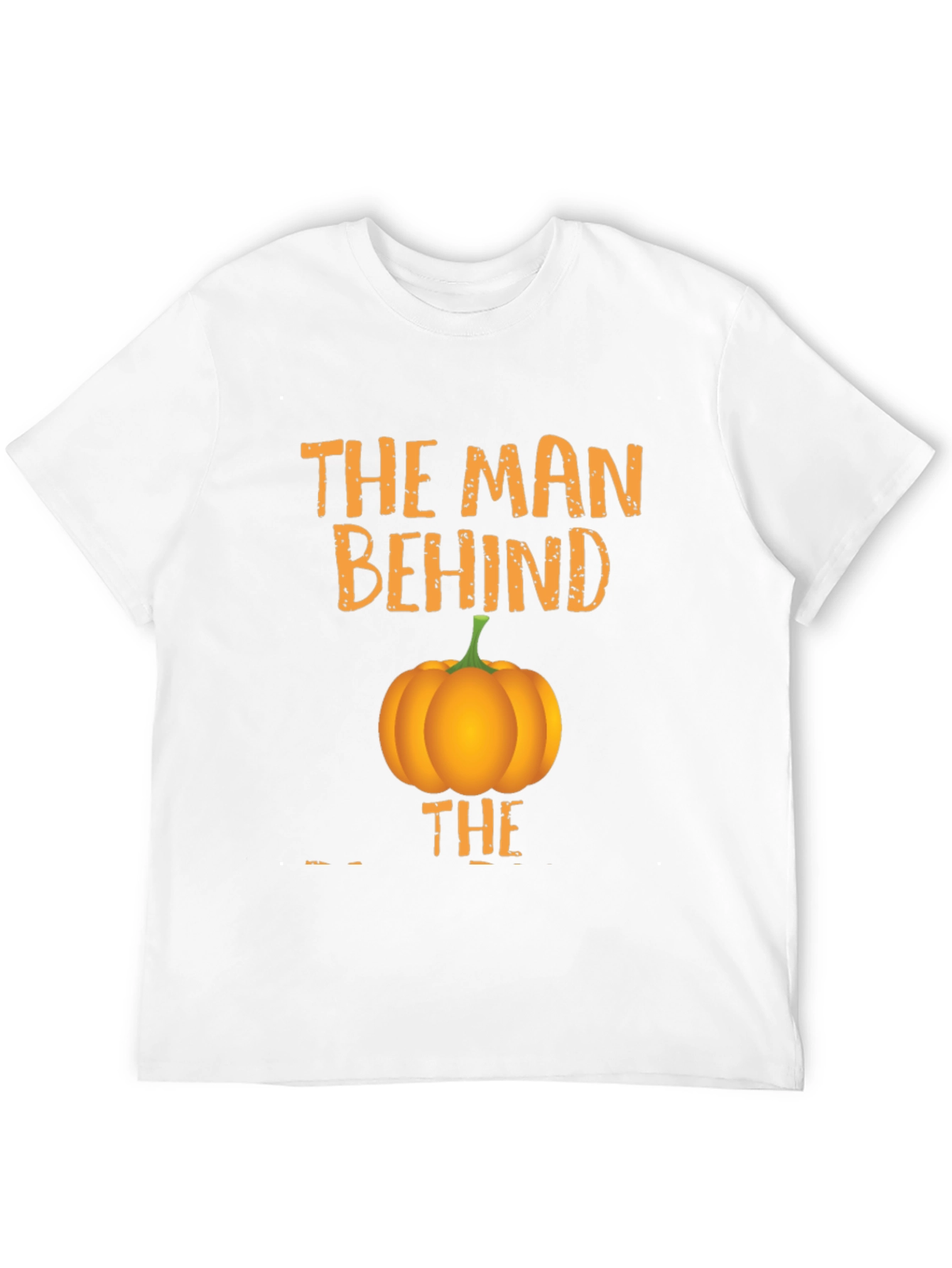 Man Behind the Pumpkin Halloween T-Shirt