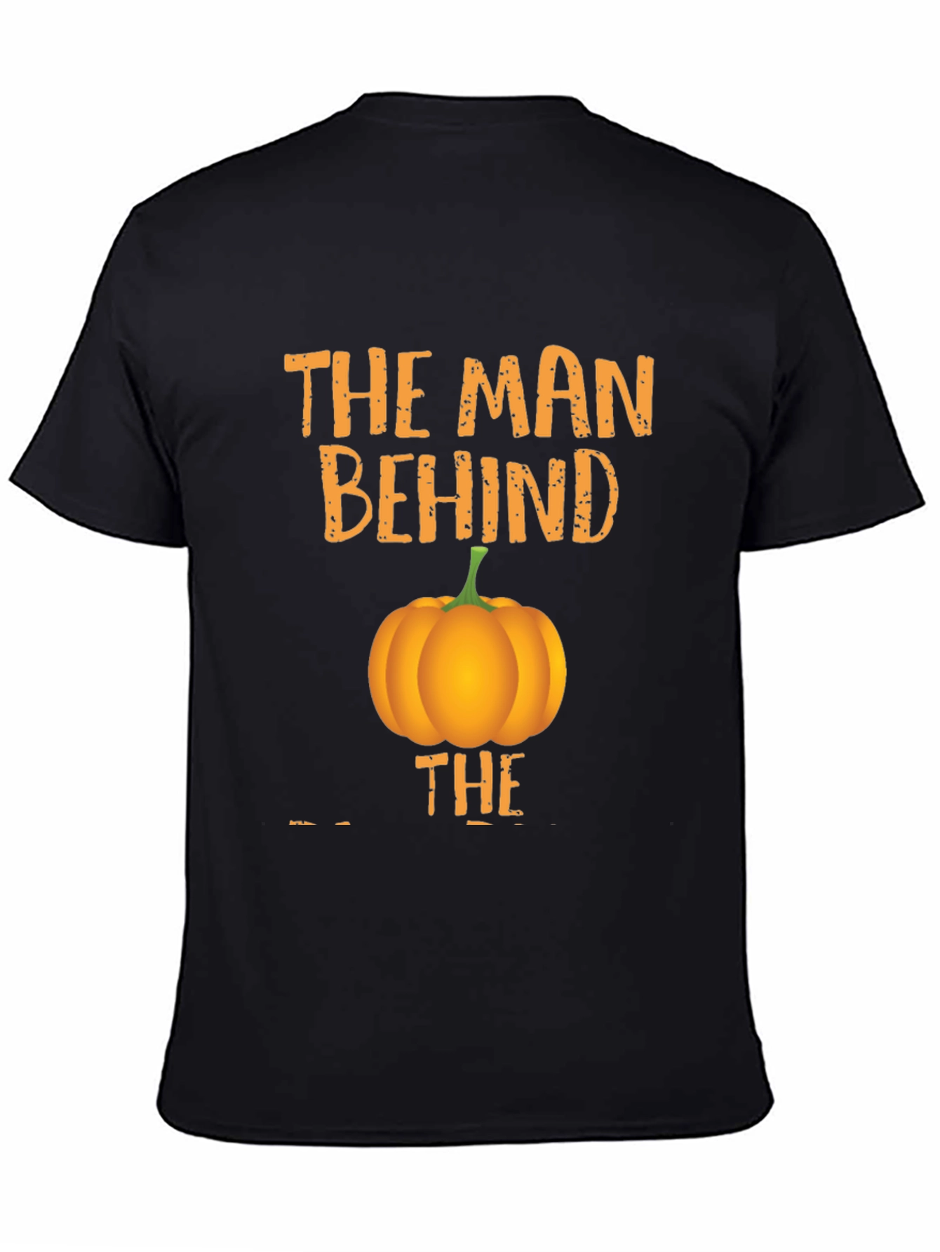 Man Behind the Pumpkin Halloween T-Shirt