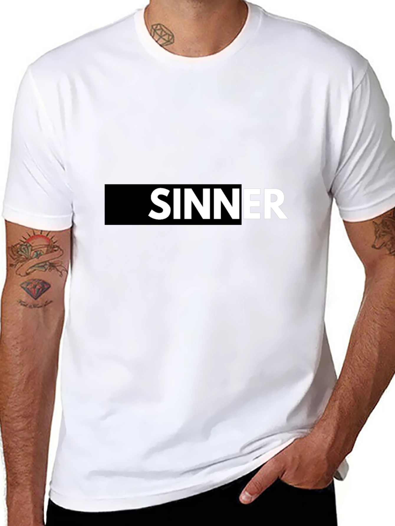 Sinner Graphic Tee - Bold Statement T-Shirt