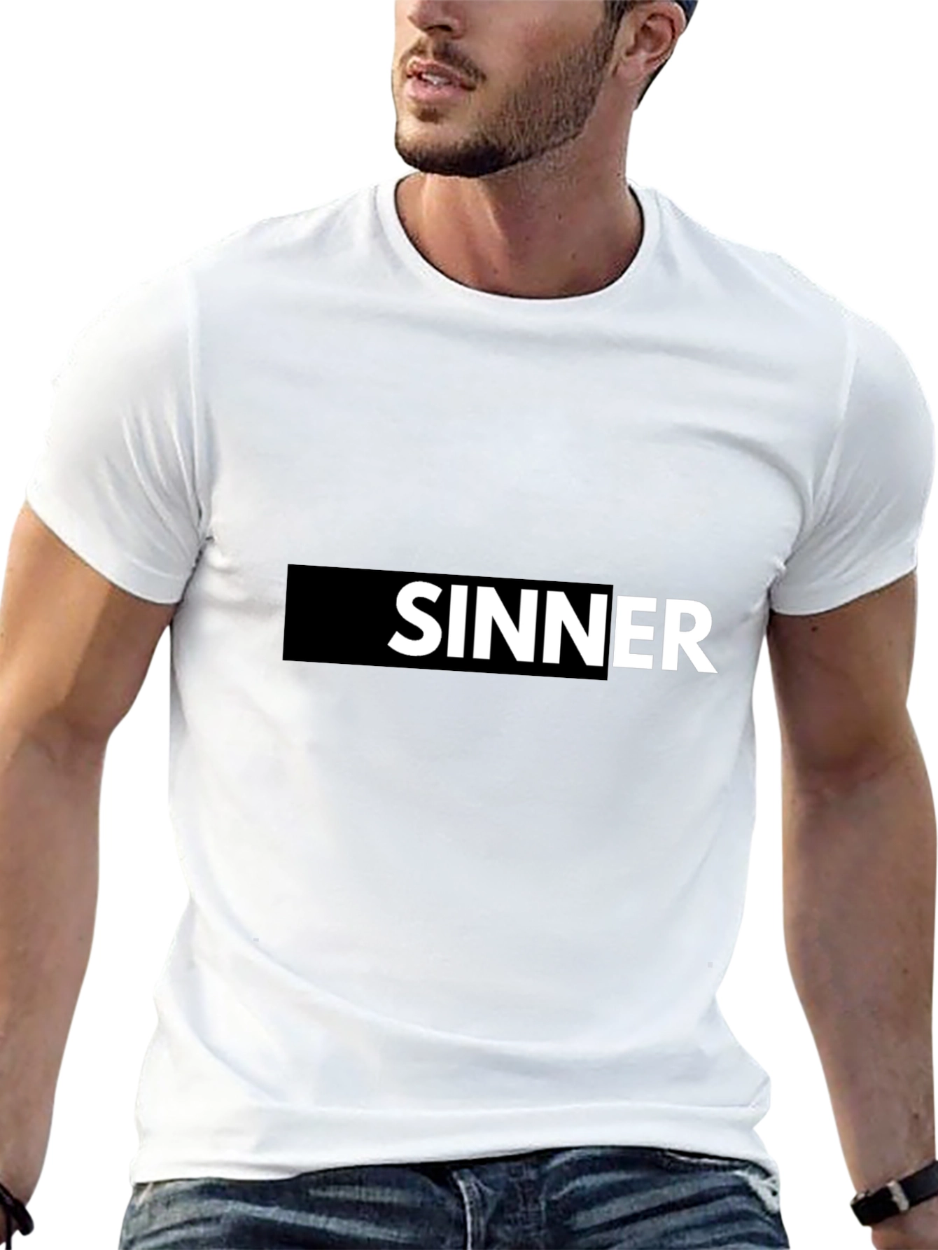 Sinner Graphic Tee - Bold Statement T-Shirt