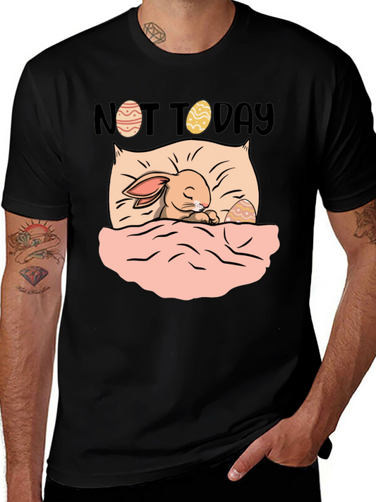 Not Today Easter Bunny Graphic T-Shirt