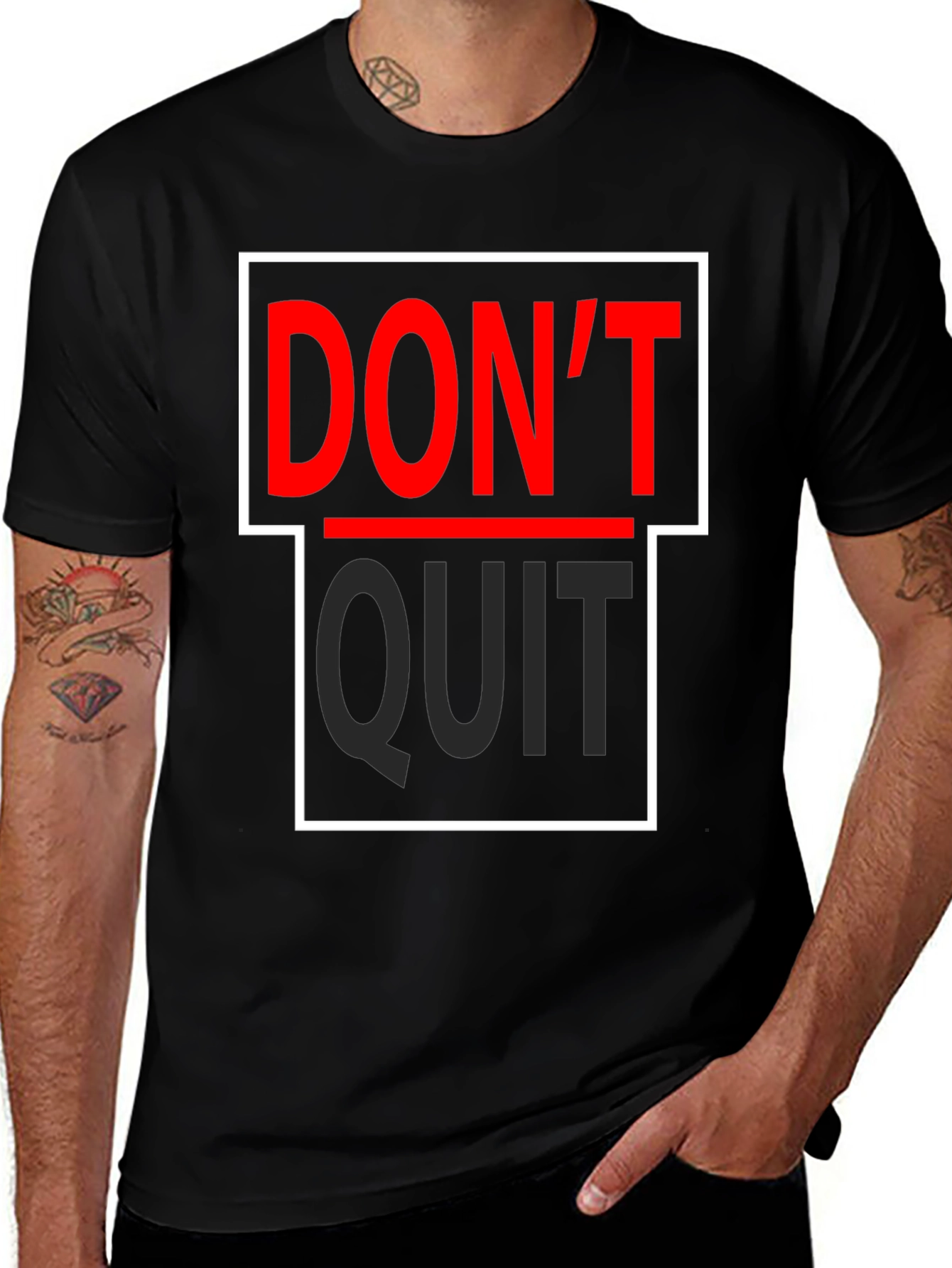 Dont Quit T-Shirt - Motivational Graphic Tee