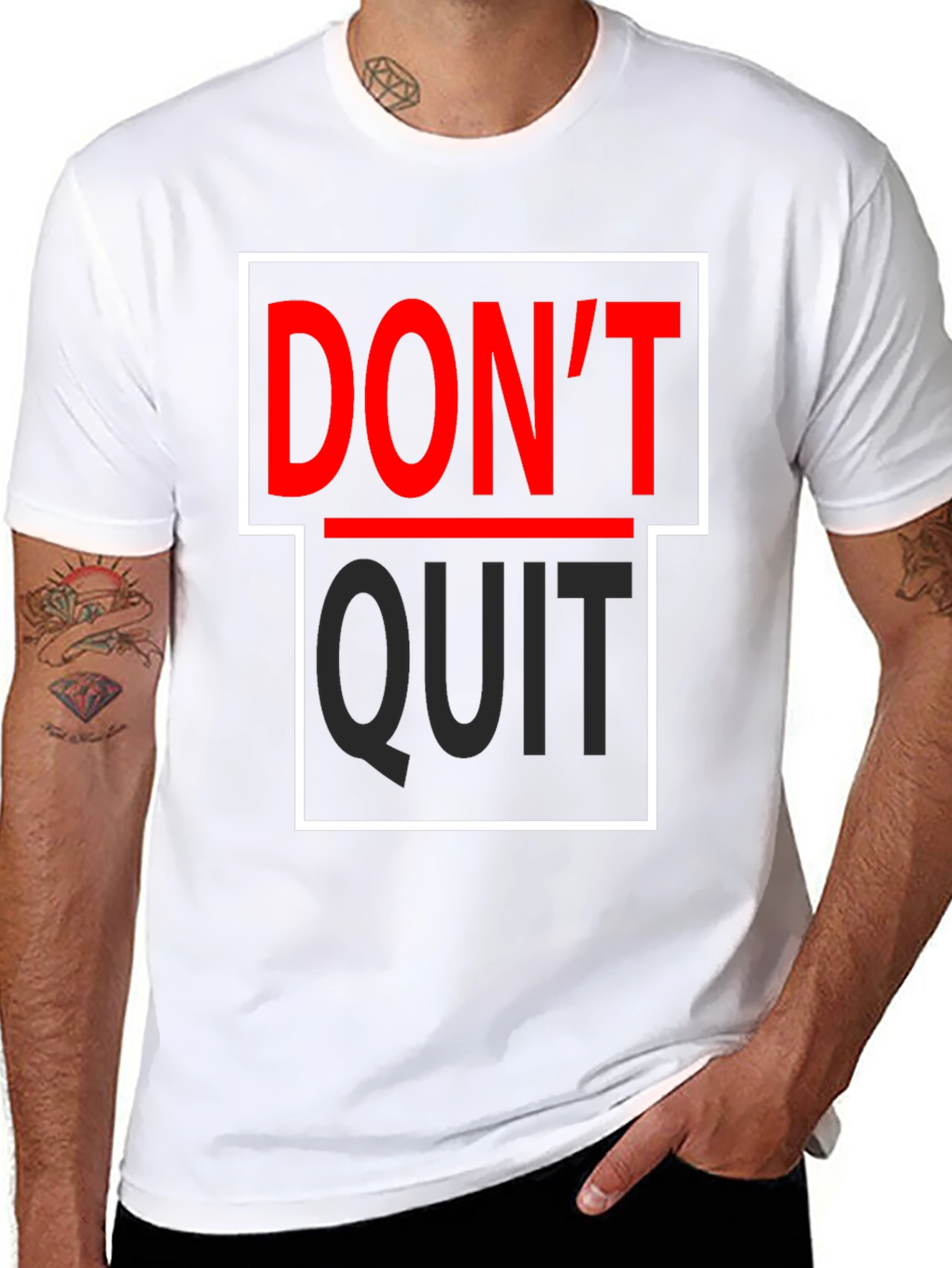 Dont Quit T-Shirt - Motivational Graphic Tee