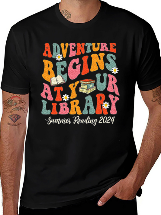Adventure Begins At Your Library T-Shirt