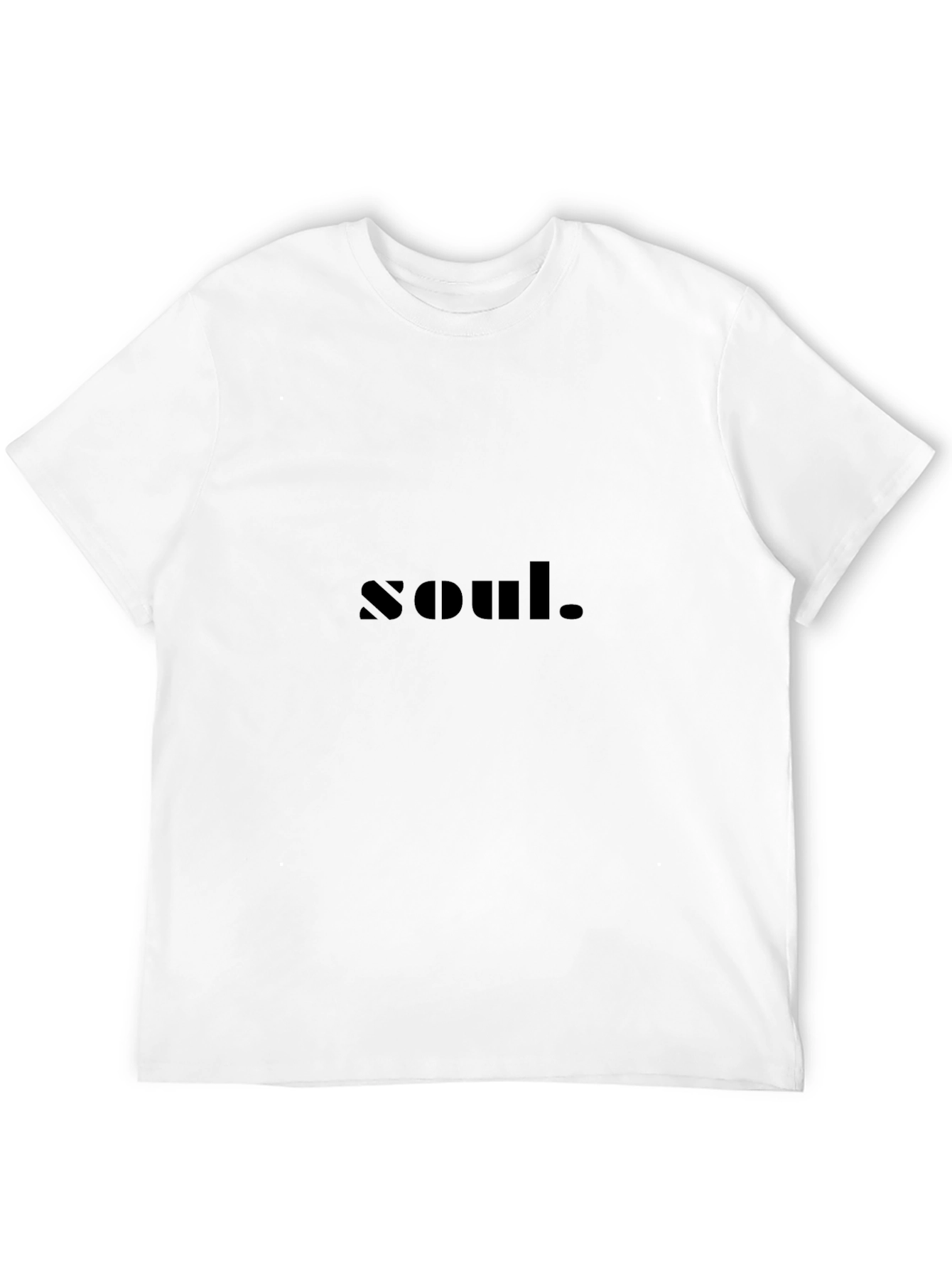Soul Graphic Print Black T-Shirt