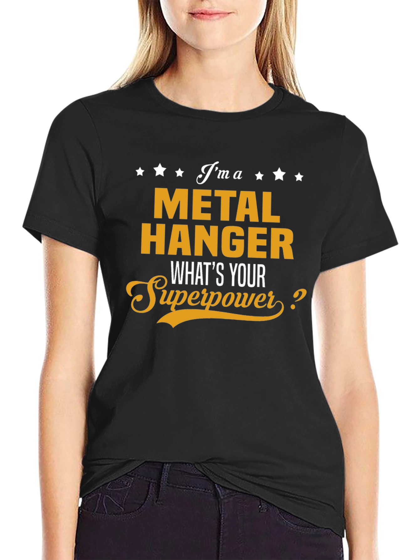 Metal Hanger Superpower Graphic Tee