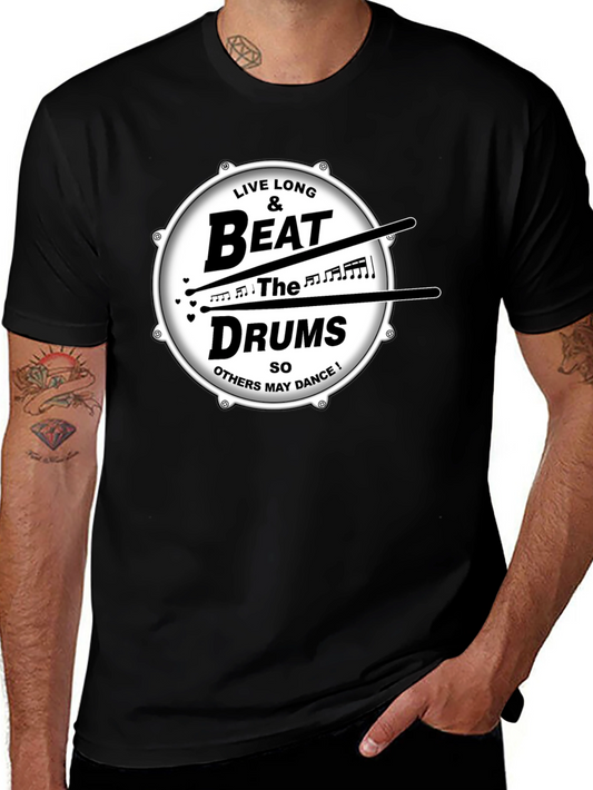 Live Long & Beat the Drums Graphic T-Shirt