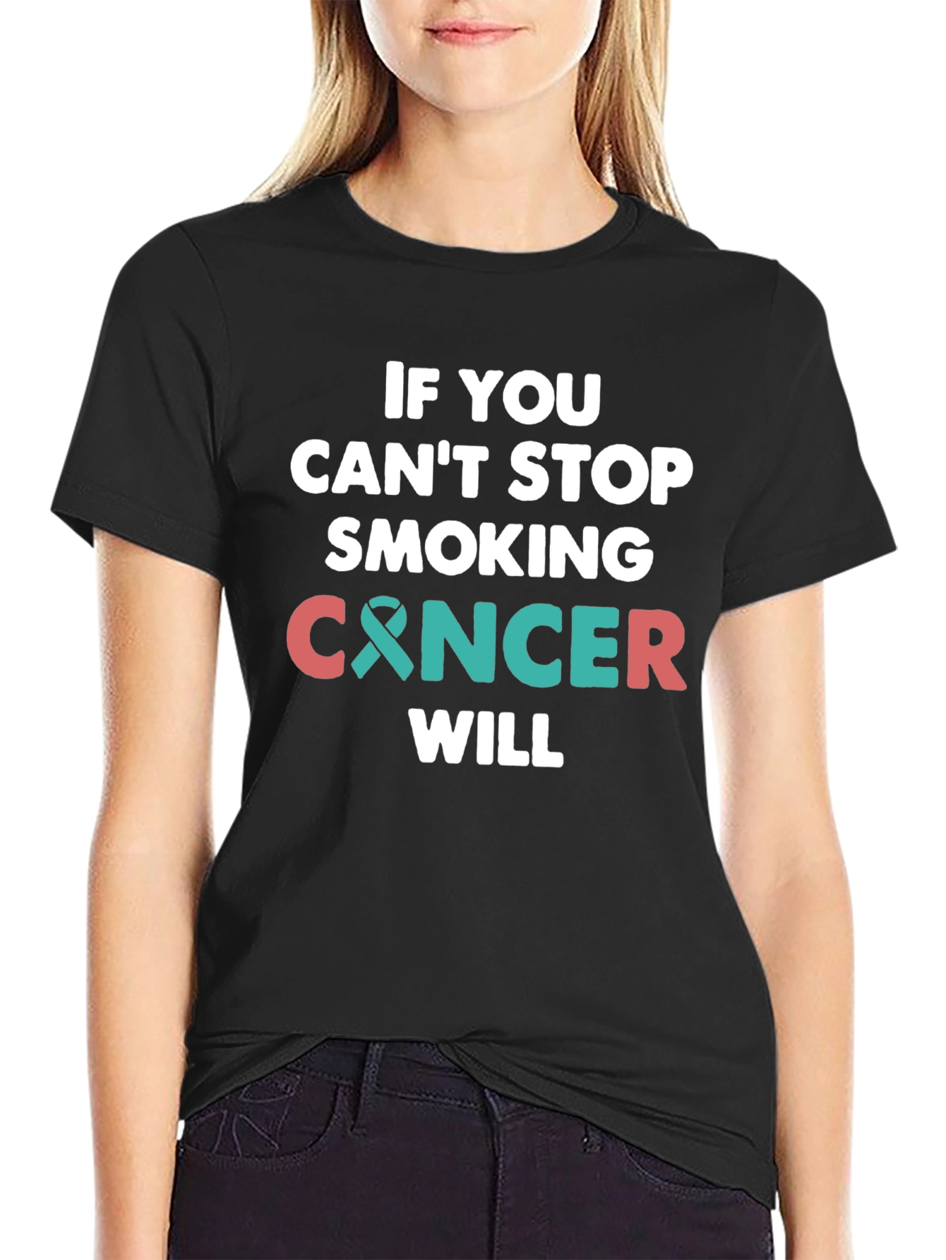 Stop Smoking Cancer Awareness T-Shirt