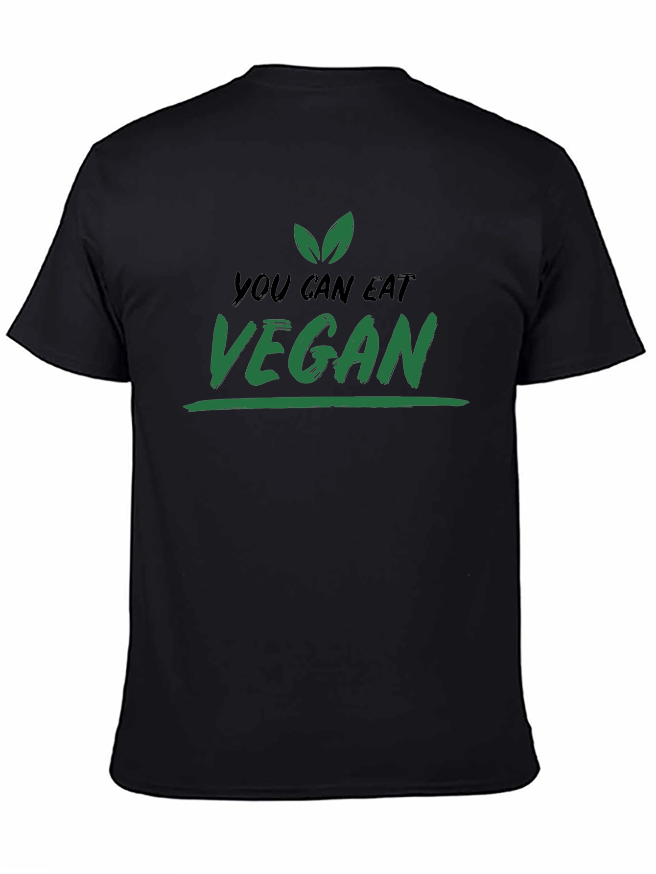 Vegan T-Shirt: You Can Eat Vegan - Black