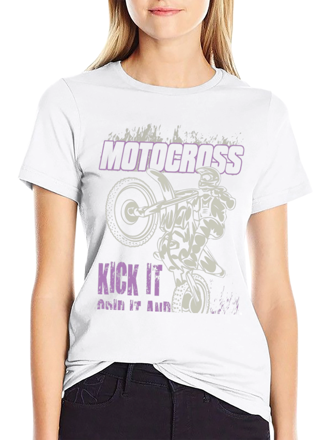 Motocross Kick It Graphic Tee