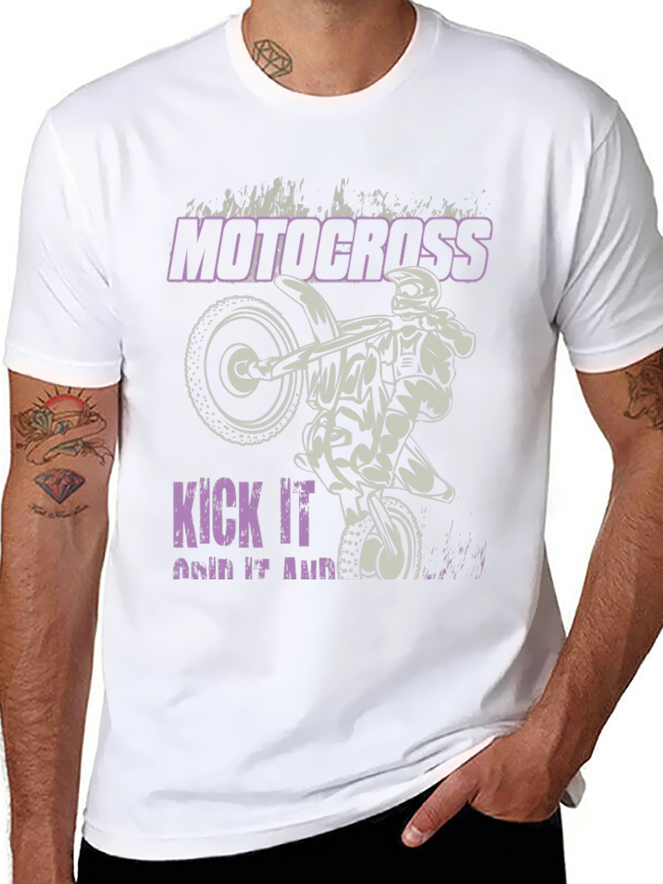 Motocross Kick It Graphic Tee